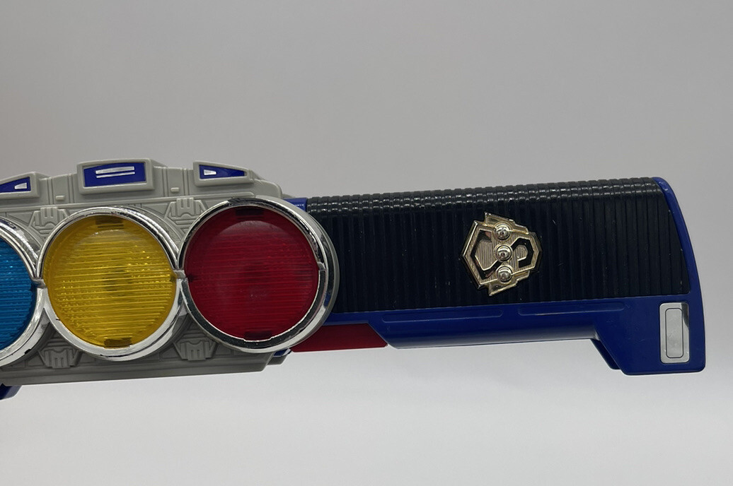 1997 Power Rangers Carranger Blue Centurion Synergizer Sword Recording Toy China