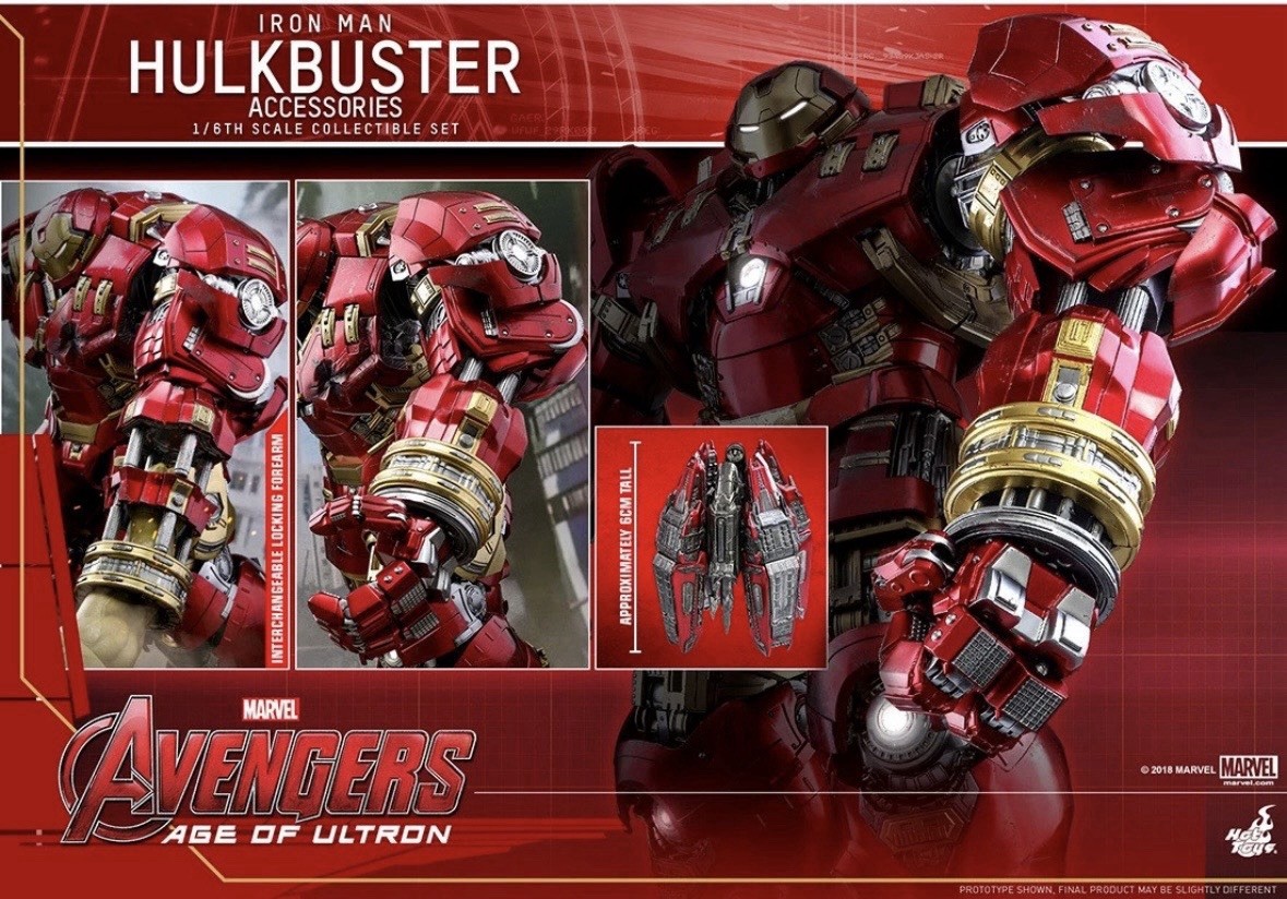 Hot Toys ACS006 Age of Ultron Iron Man Mark 44 Hulkbuster Accessories SEALED
