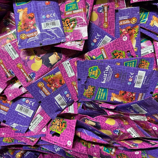 Animal Jam Fashion Tags With Unused Codes LOT OF 50 WHOLESALE NEW IN PACK