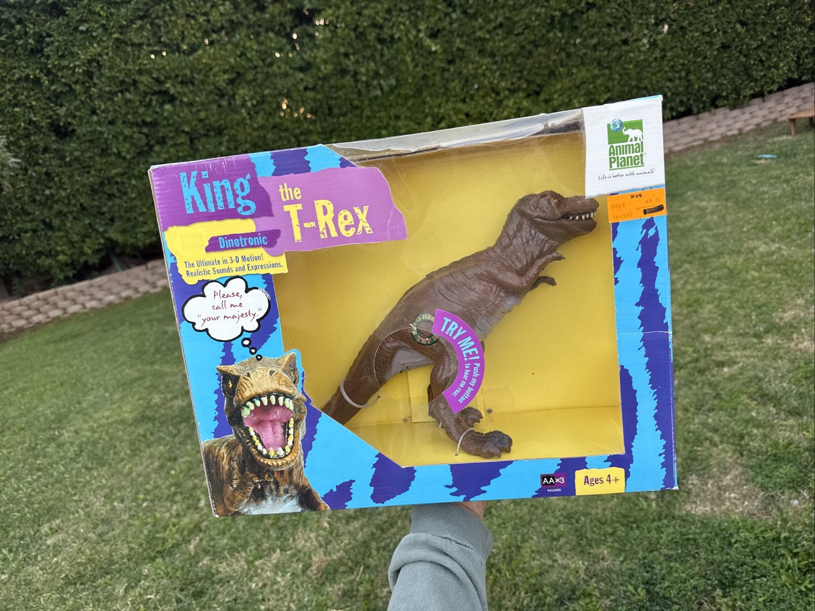 Animal Planet KING the T-Rex DINOTRONIC Wow Wee SEALED Brand New Vintage