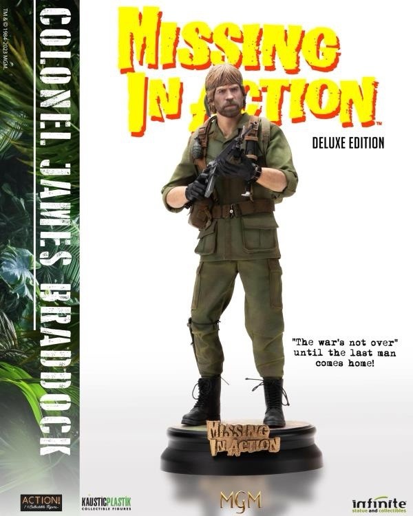 1/6 Scale Missing In Action Colonel James Braddock Deluxe Ed New Chuck Norris