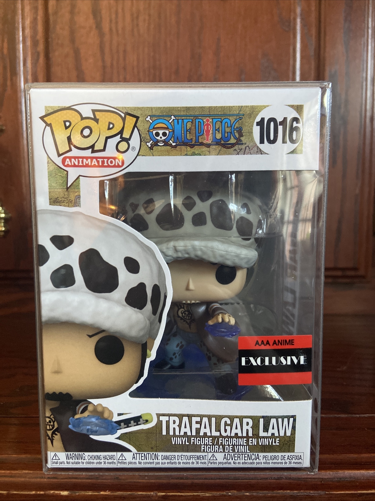 Funko Pop! One Piece: Trafalgar Law AAA Anime Exclusive #1016 Non-Chase