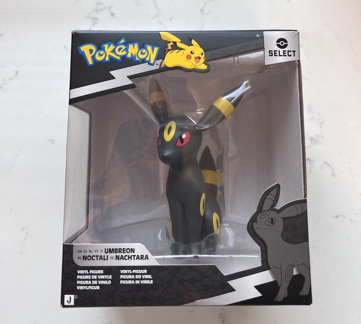 Jazwares Pokemon Select Series 15 UMBREON 5″ Vinyl Figure NEW 2026