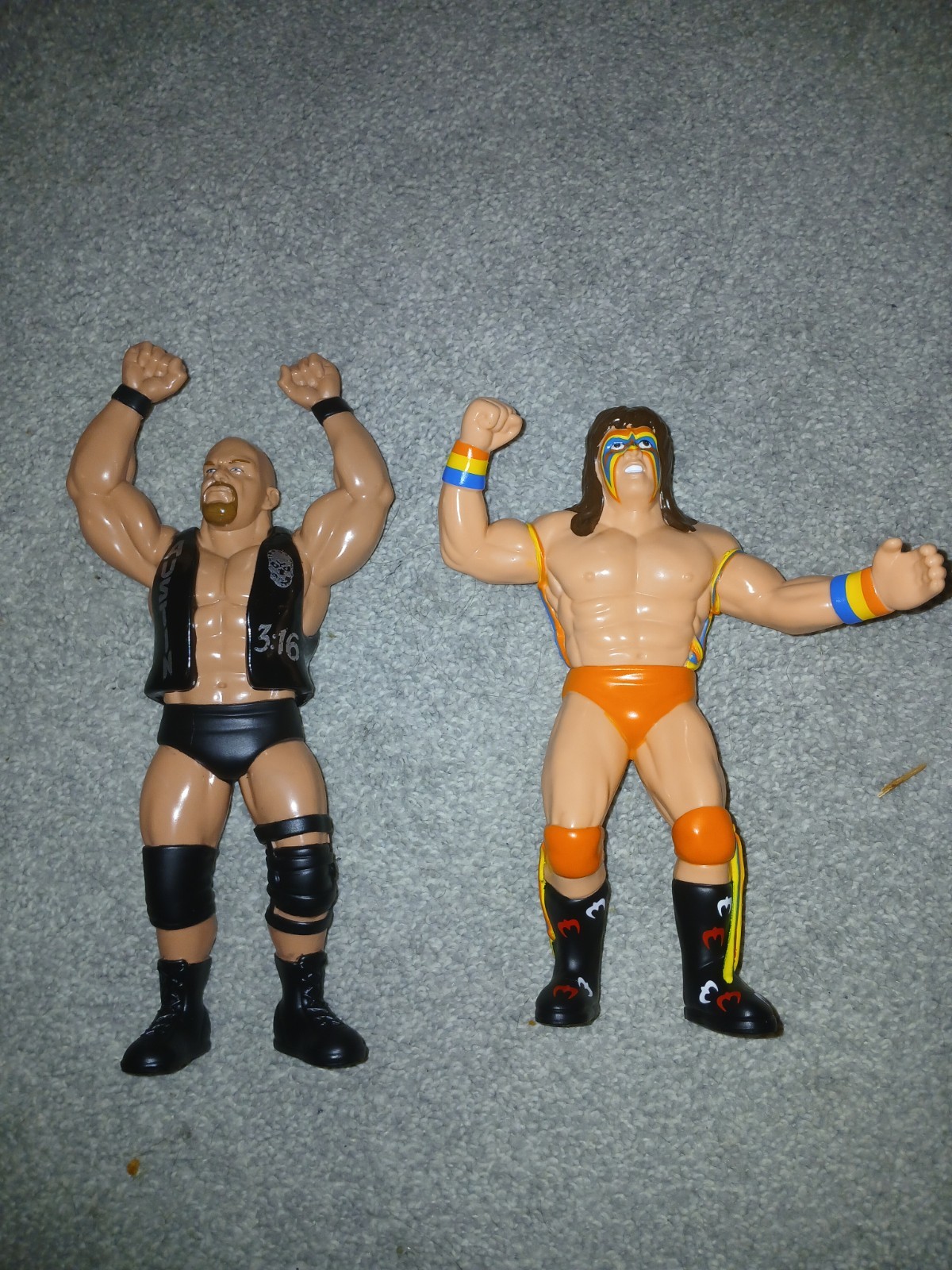 Wwe Ljn Lot Stone Cold And The Ultimate Warrior