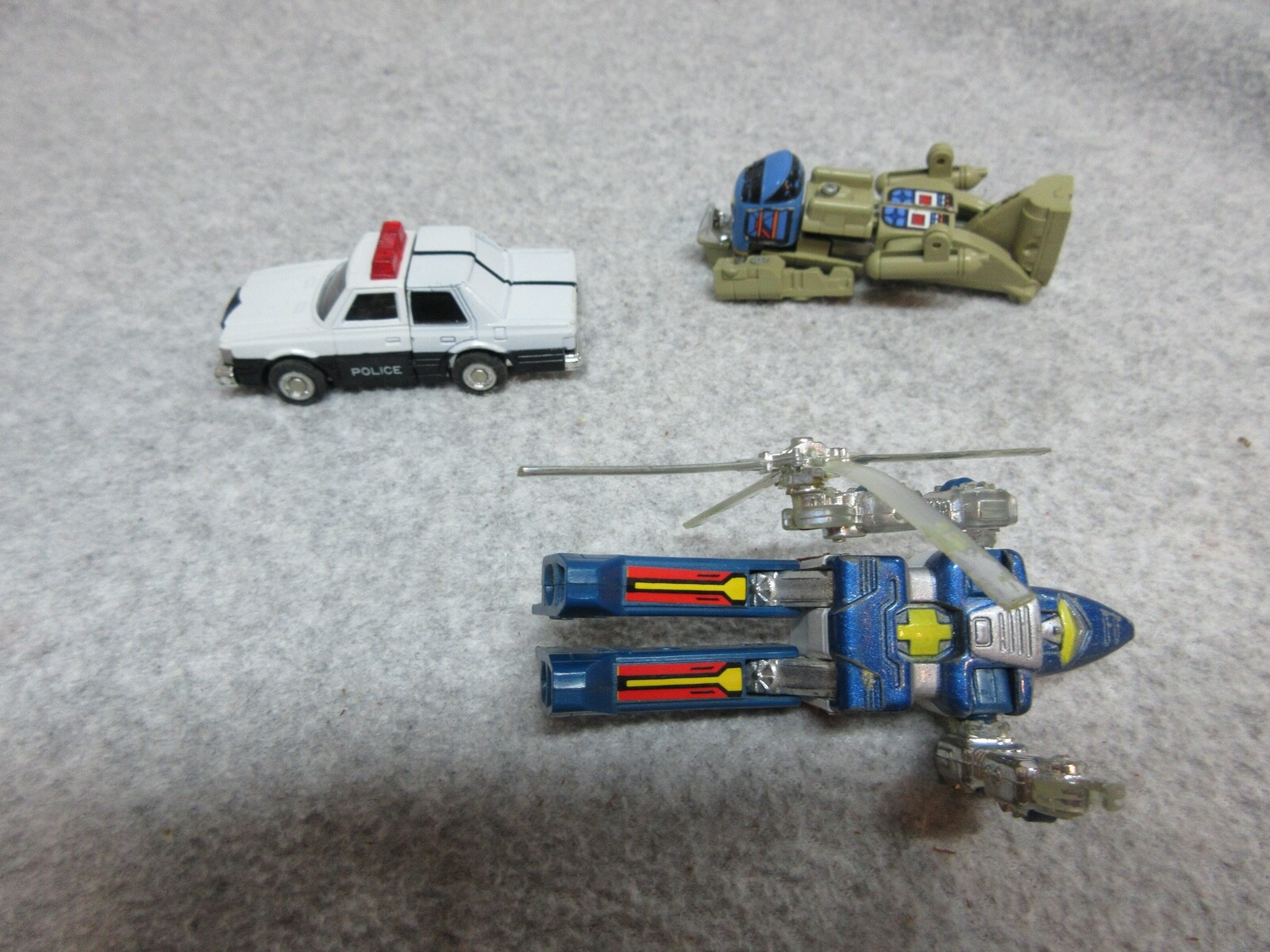 3 Vintage 1982-1984 BANDAI TRANSFORMER TOYS CLEAN & WORKING