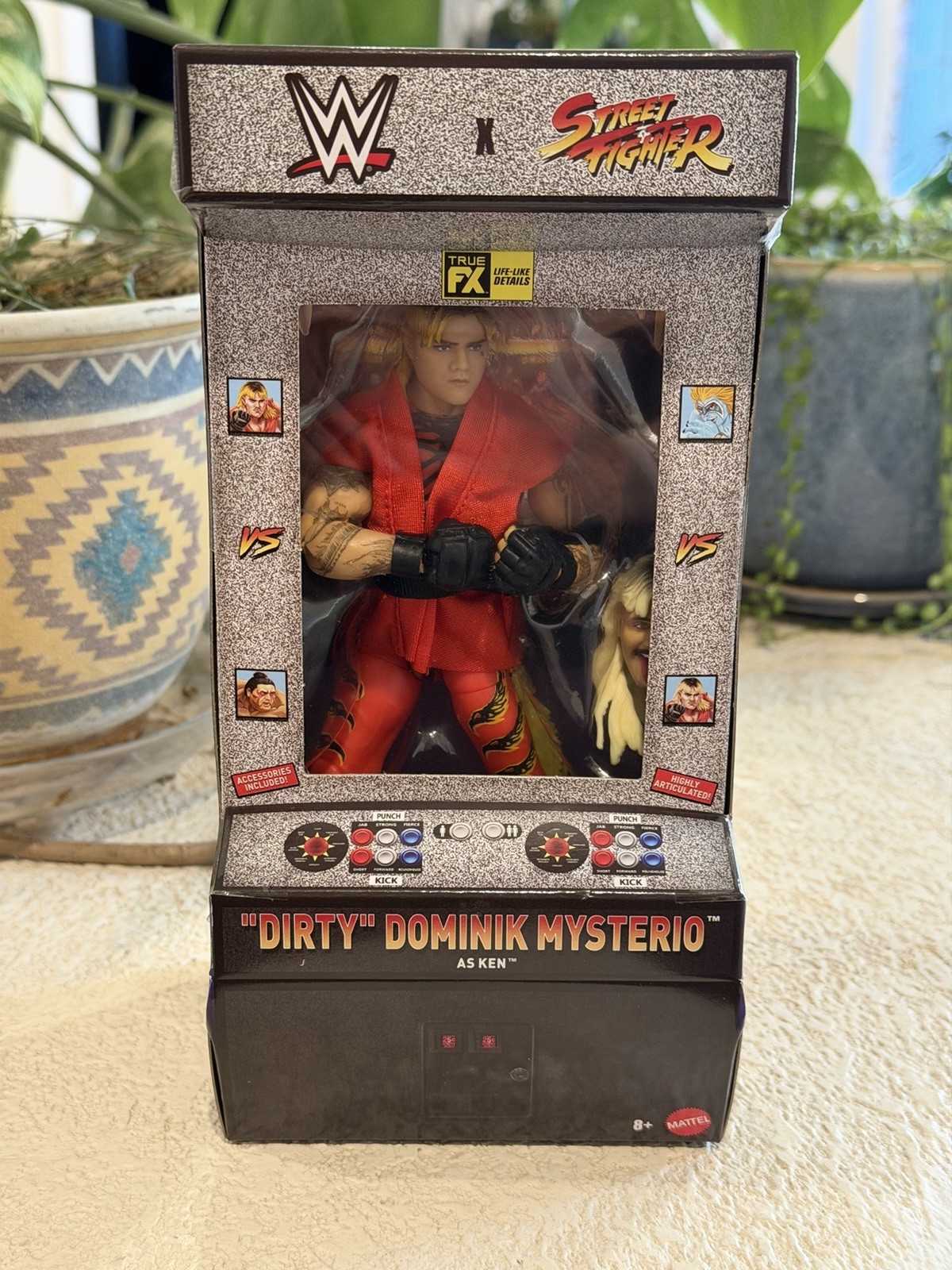 WWE Elite Collection X Street Fighter Series 3 “Dirty” Dominik Mysterio As Ken