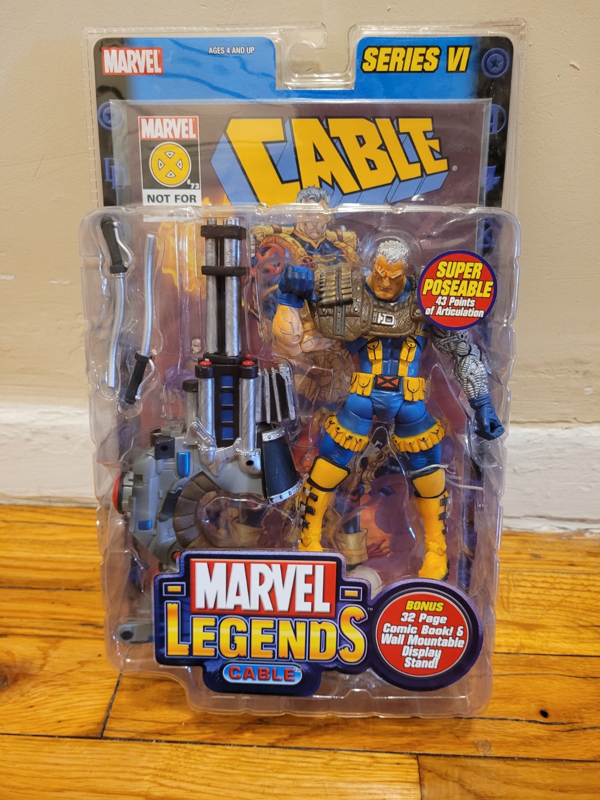 Marvel Legends Toybiz Cable Series 6 VI MIP FREE S/H