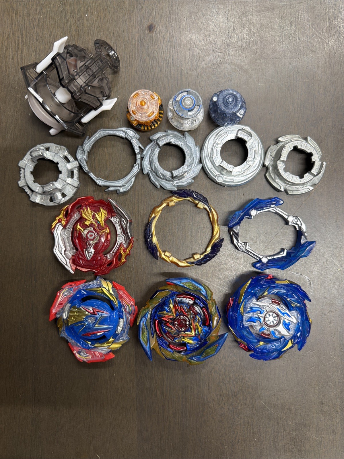 Beyblade Lot With Parts And Accessories