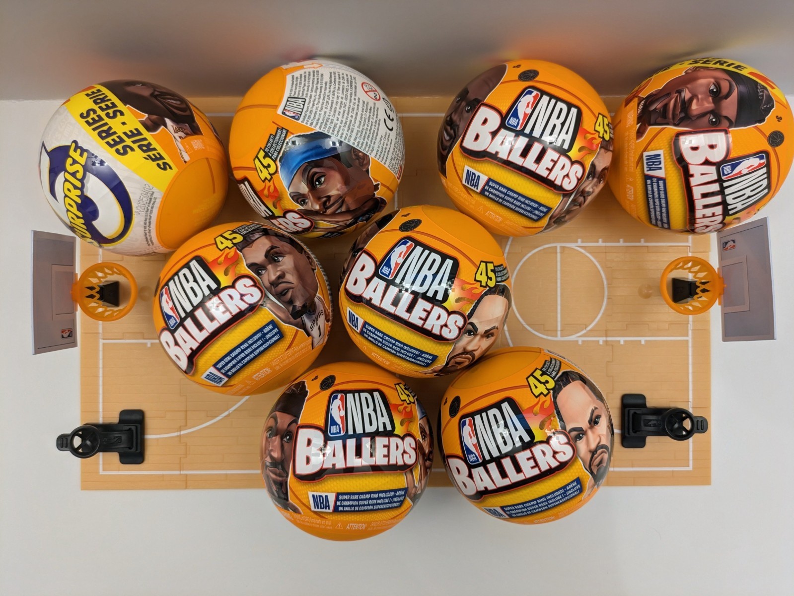 *8* ZURU Surprise 5 NBA Ballers Series 2 WITH Full Court Display – lot