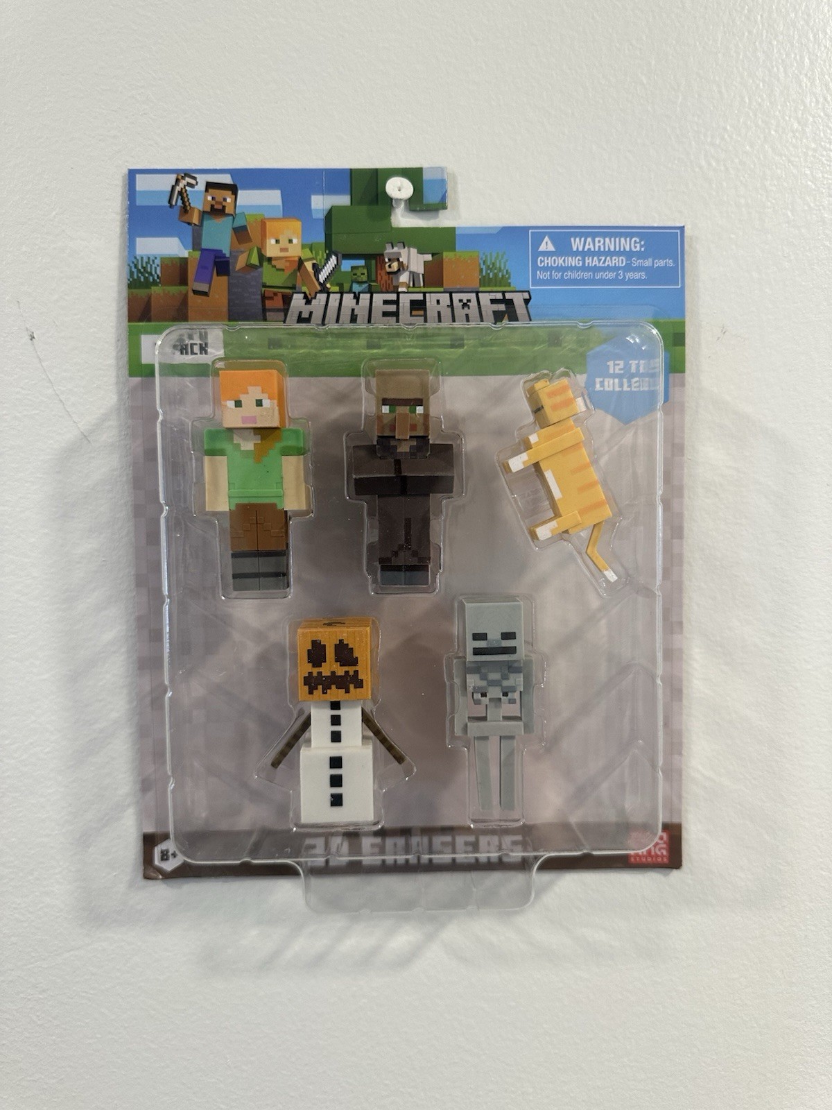 Minecraft 3d Erasers Mojang Studios Original 5 Pack Free Shipping B￼