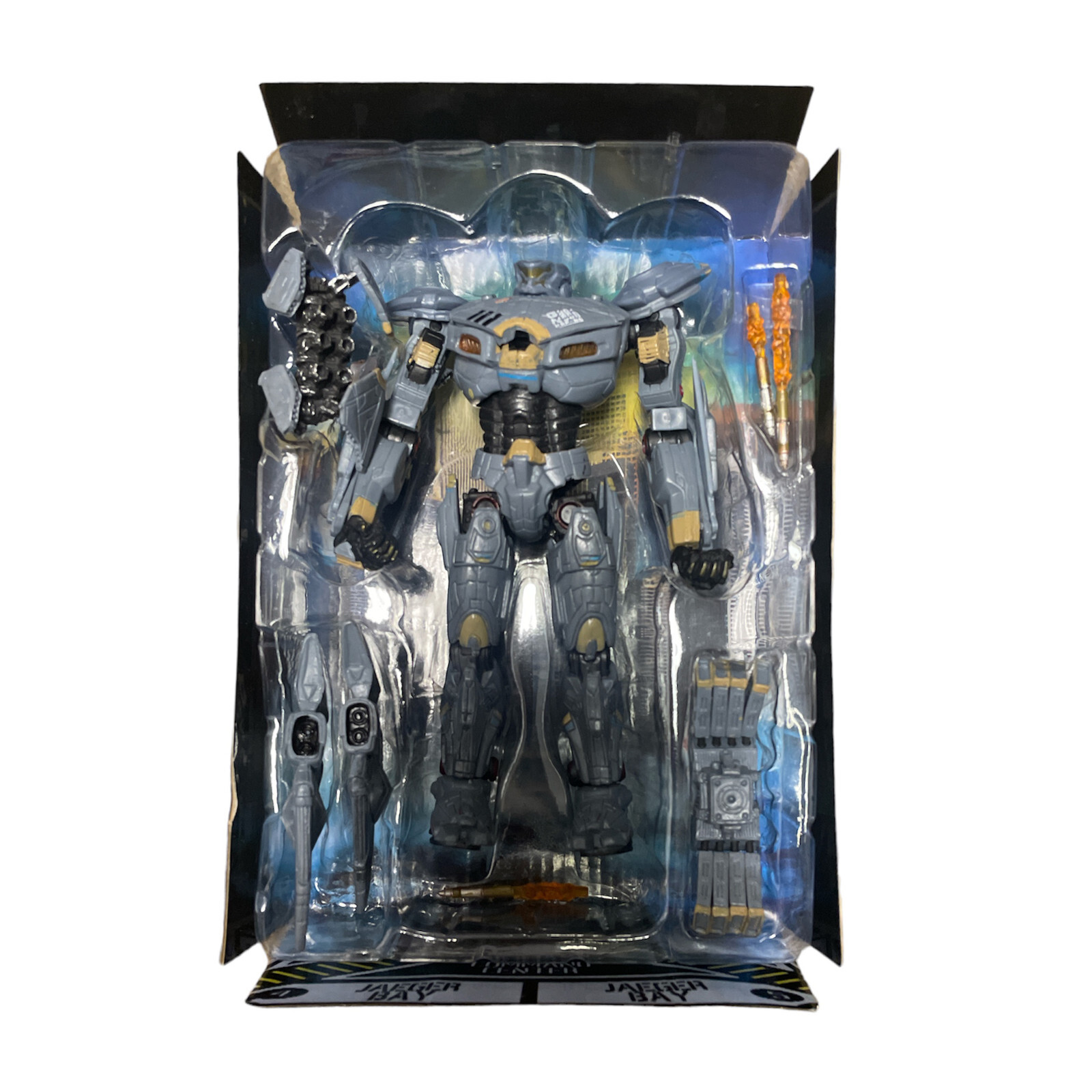 Striker Eureka Jaeger 7″ Movable Action Figure w/LED Toy Pacific Rim New Box