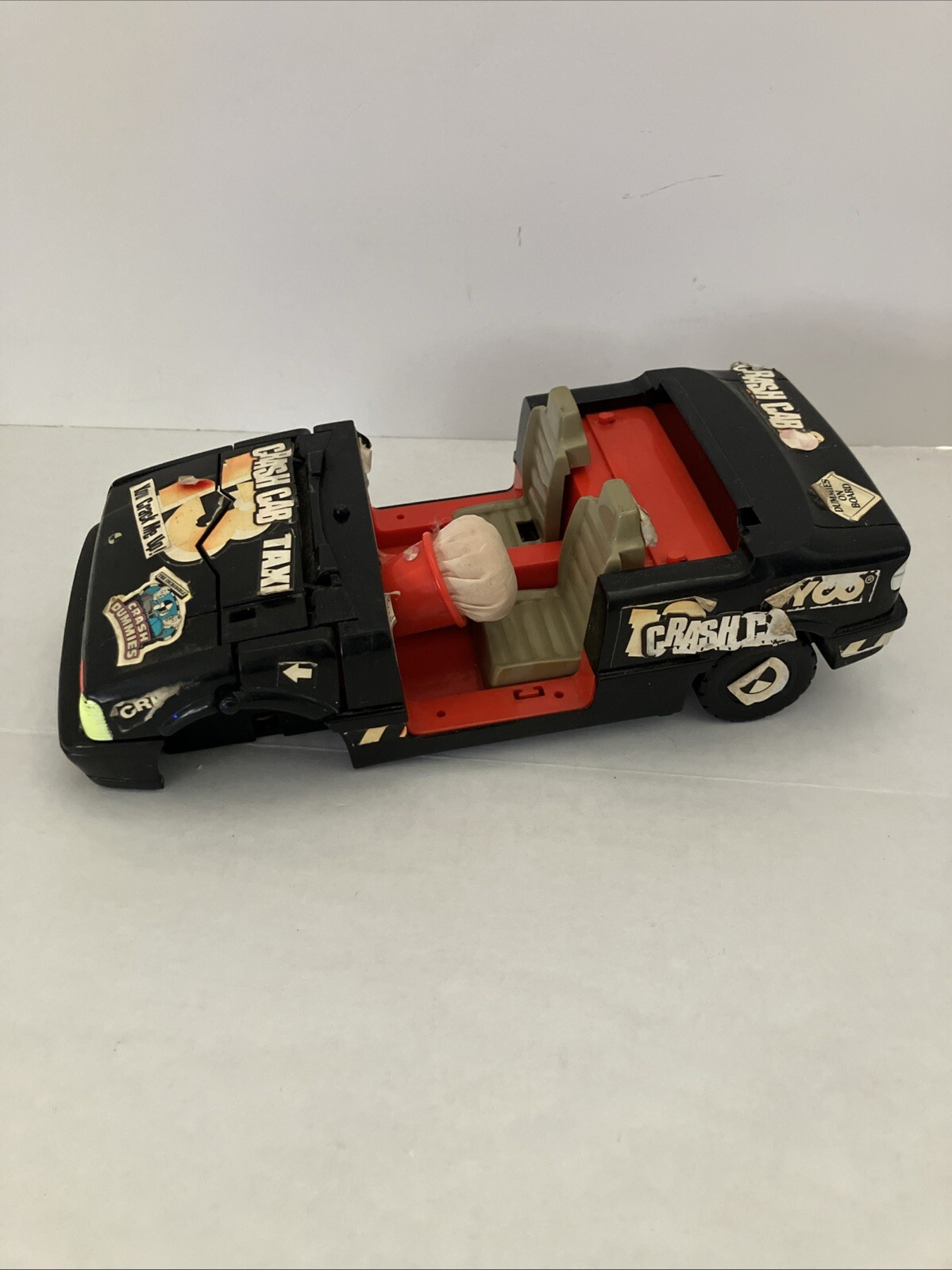 TYCO Crash Dummies Dummy Derby Black Car 1991 Not Complete Vintage Toy 90’s