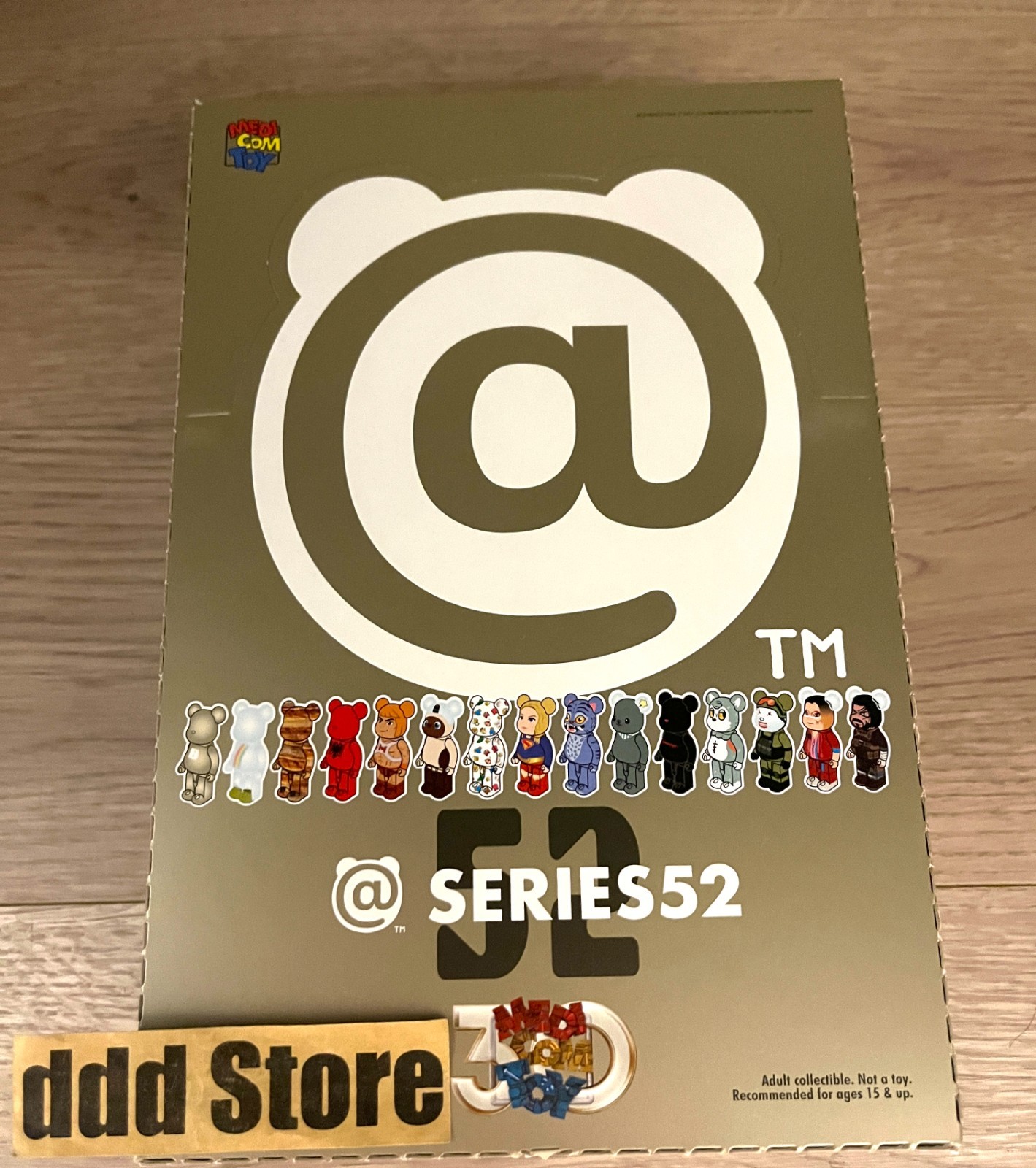 Medicom Toy series 52 bearbrick Be@rbrick 1 BOX case (24pcs) pre order