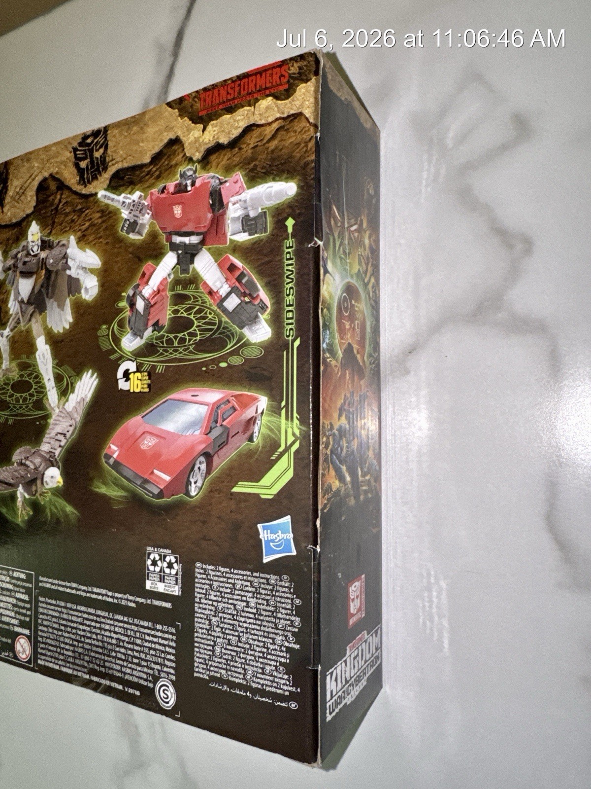 Transformers Kingdom War for Cybertron Skywarp Sideswipe Battle Across Time