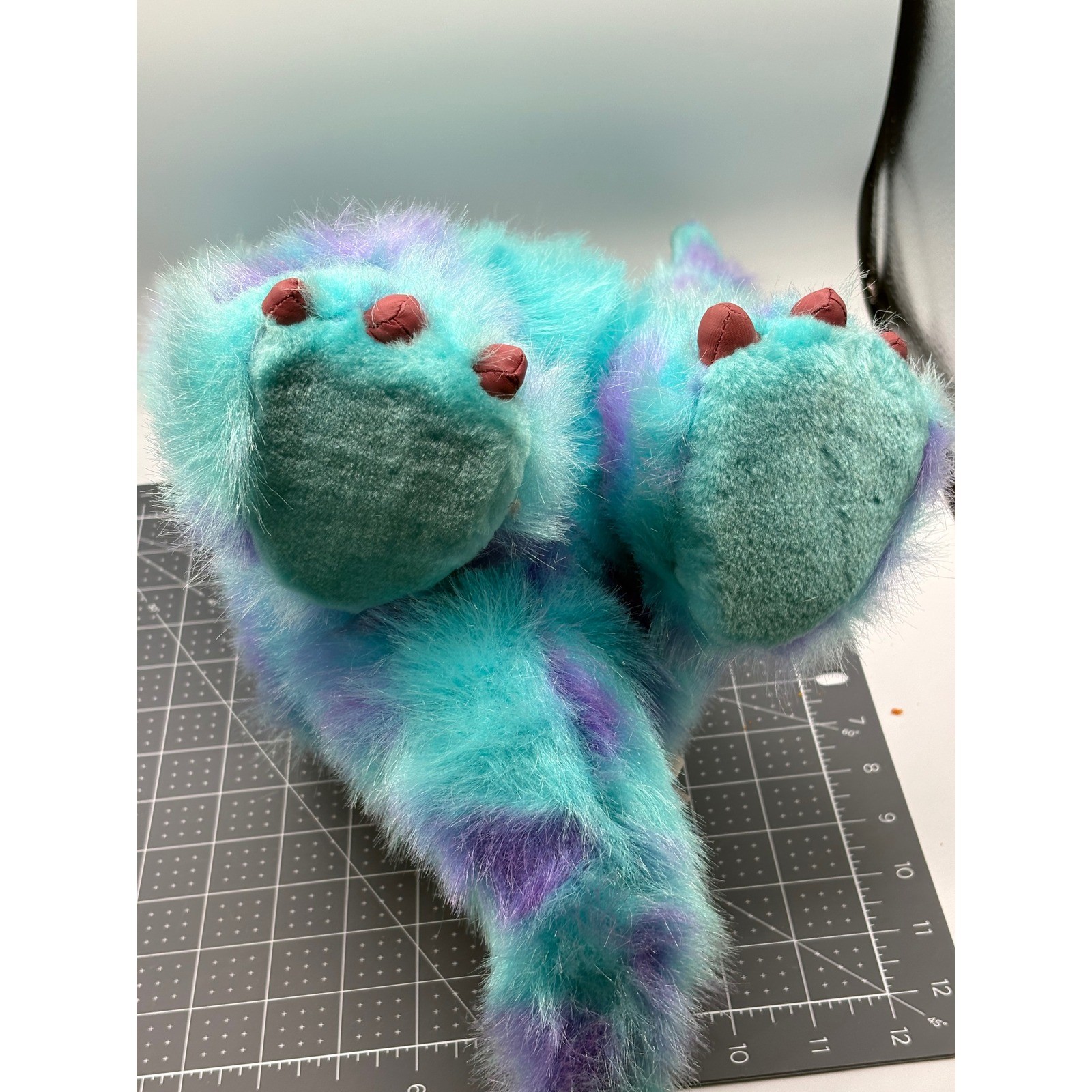 Disney Monsters Inc Sulley Talking Plush & Mike Wazowski Figure Lot 2001 Vintage