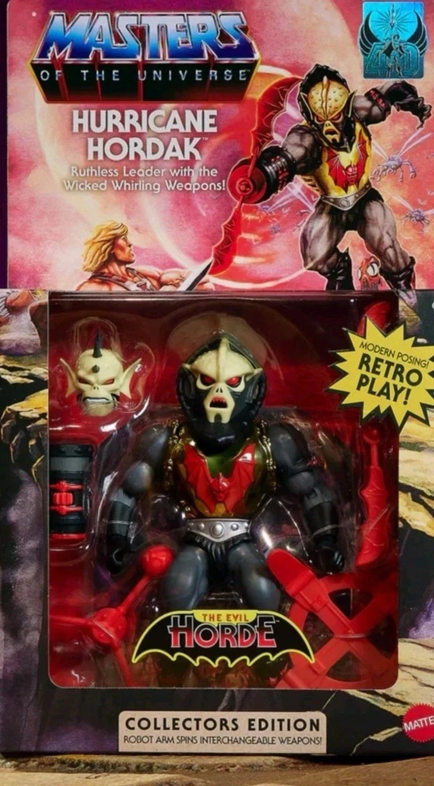 MOTU Origins Hurricane Hordak 2025 Collector Edition 6″ Figure New Sealed