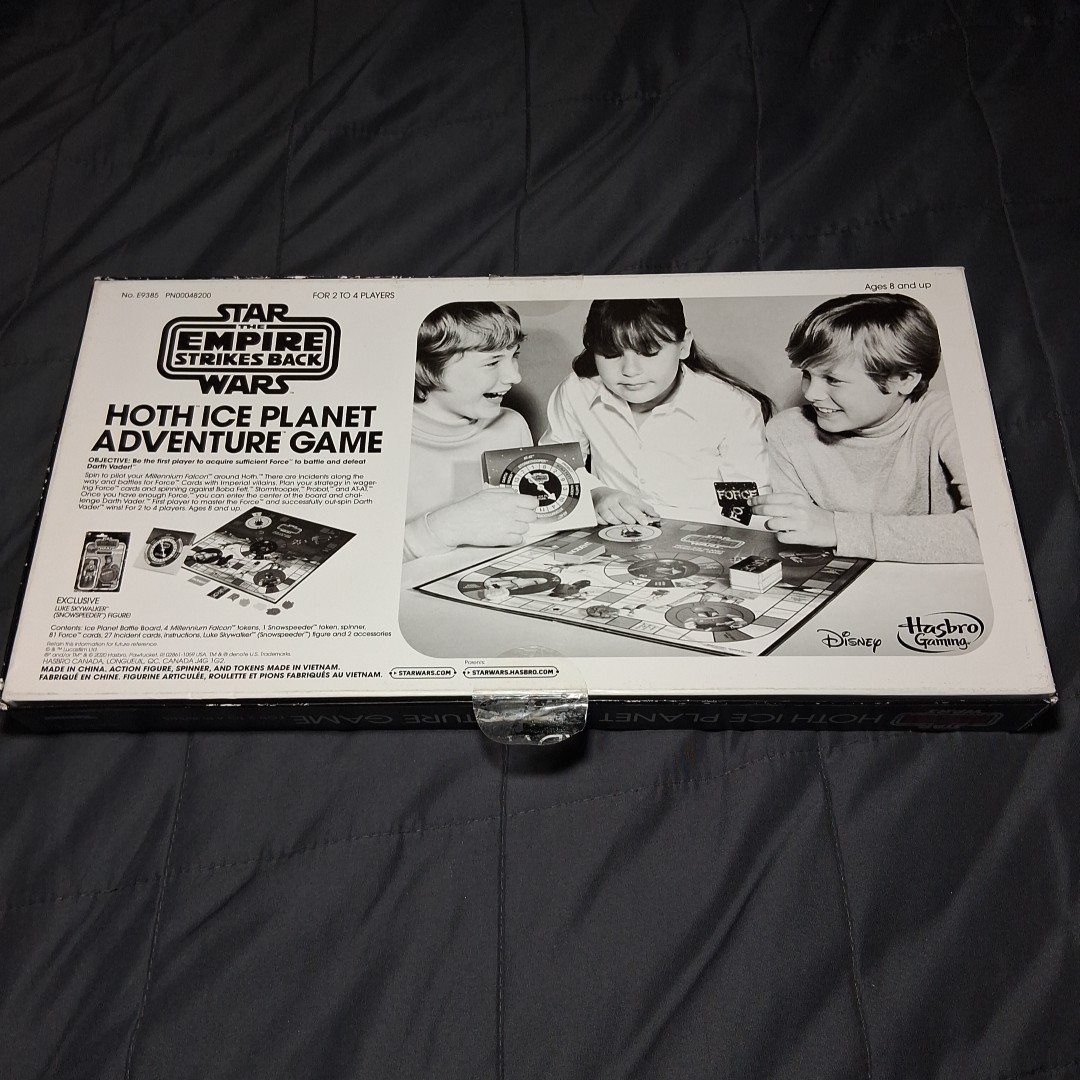 NWT Star Wars HOTH ICE PLANET ADVENTURE BOARD GAME Empire Strikes Back NO FIGURE