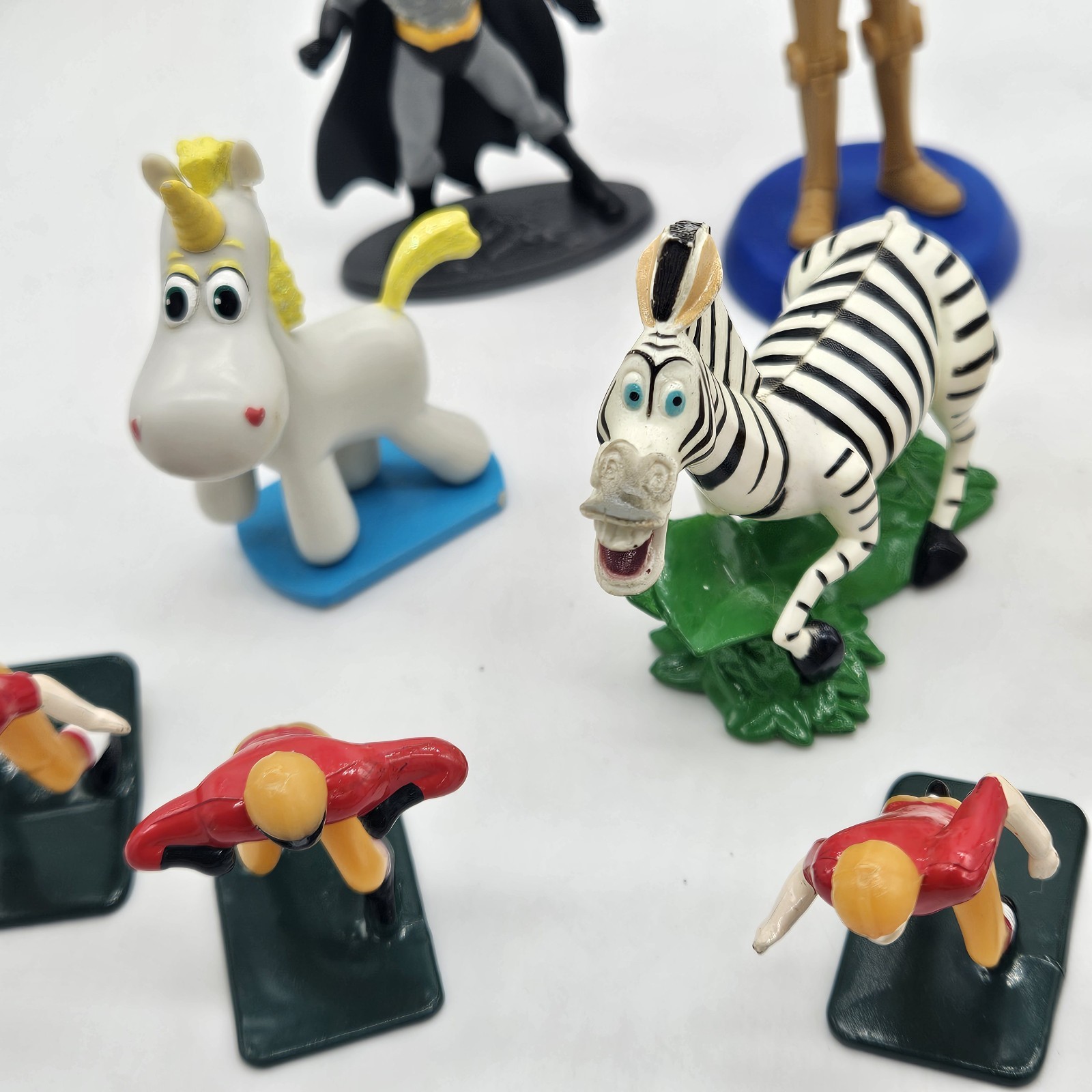 Mixed Lot of 10 PVC/ Cake Topper Figures – Star Wars, DC Comics, Disney