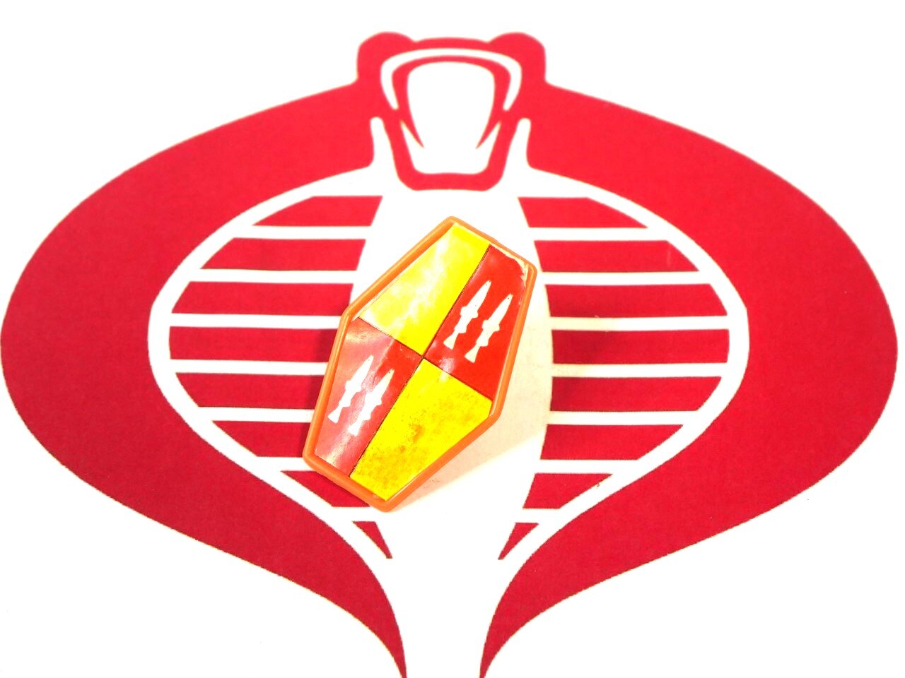 Silver Knights Action Figure Accessory Orange Shield KO Bootleg Supreme Toys