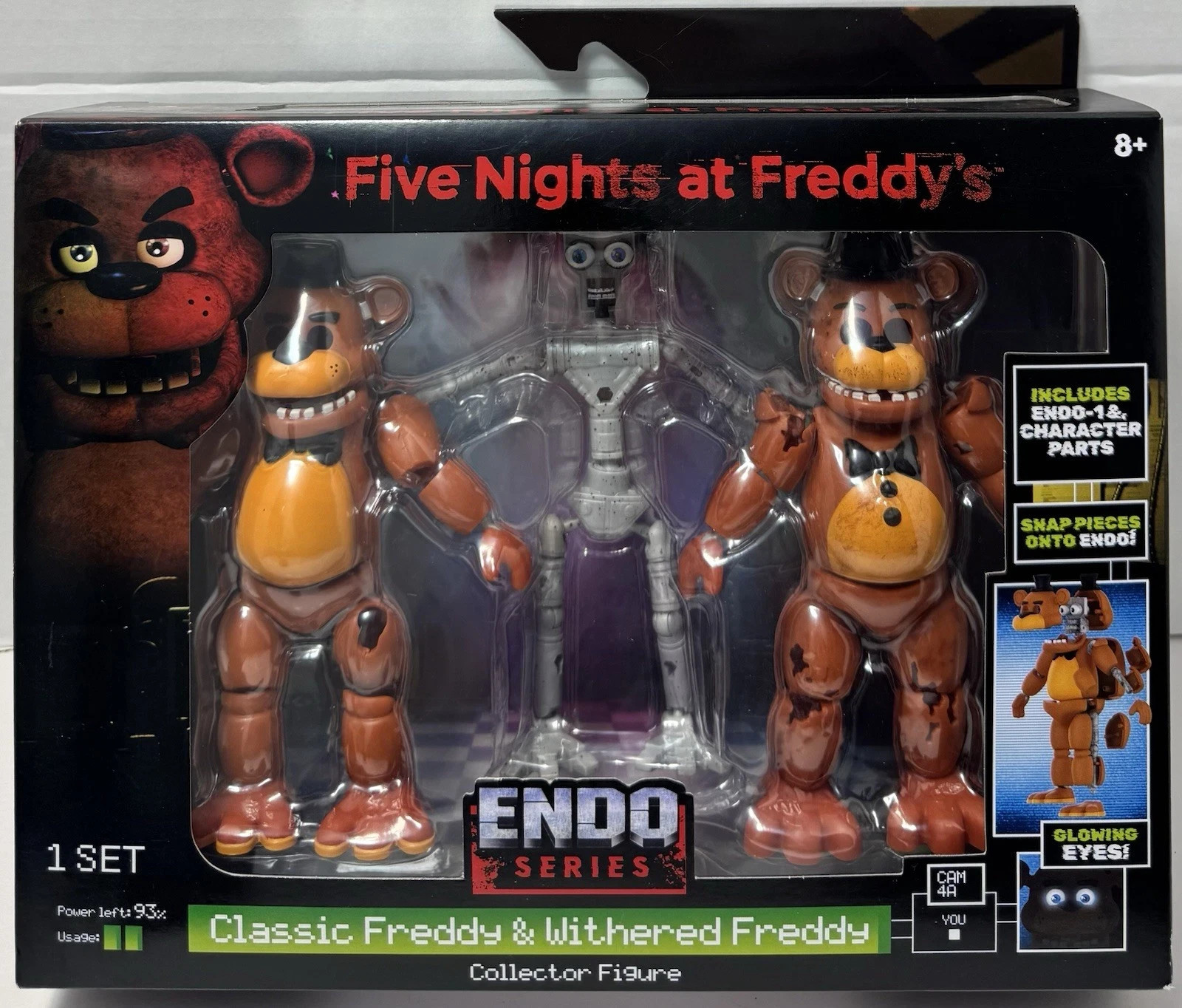 Five Nights At Freddy’s Endo Series Classic and Withered Freddy Jazwares FNAF