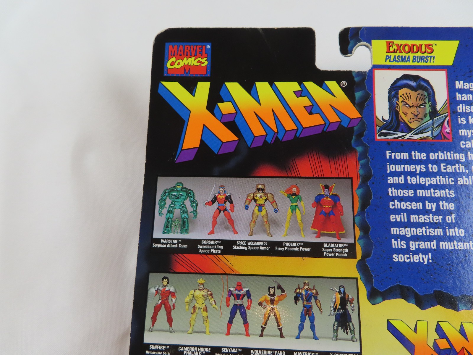 EXODUS X Men X Force Action Figure Plasma Blast Marvel Comics Toy Biz 1995 NEW