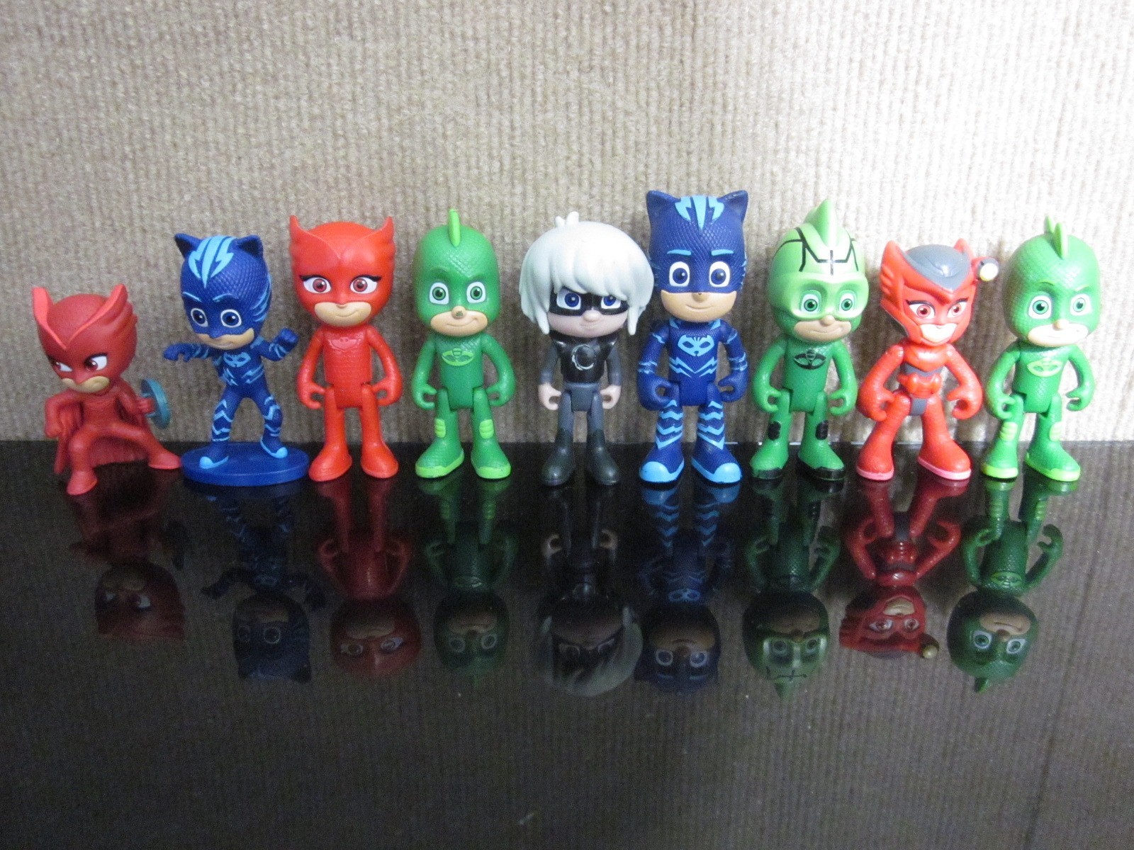 PJ Masks Toy Figure Catboy Owlette Geeko Luna Assorted Mixed Lot 9 Figures