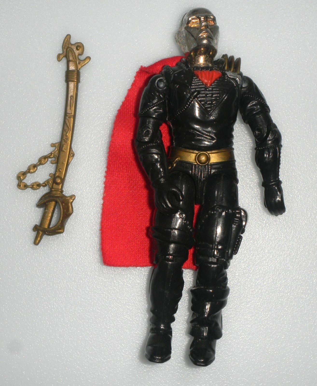 Vintage 1988 Destro G.I. GI Joe Cobra v2 100% Complete Figure 3.75 ARAH Lot 80s