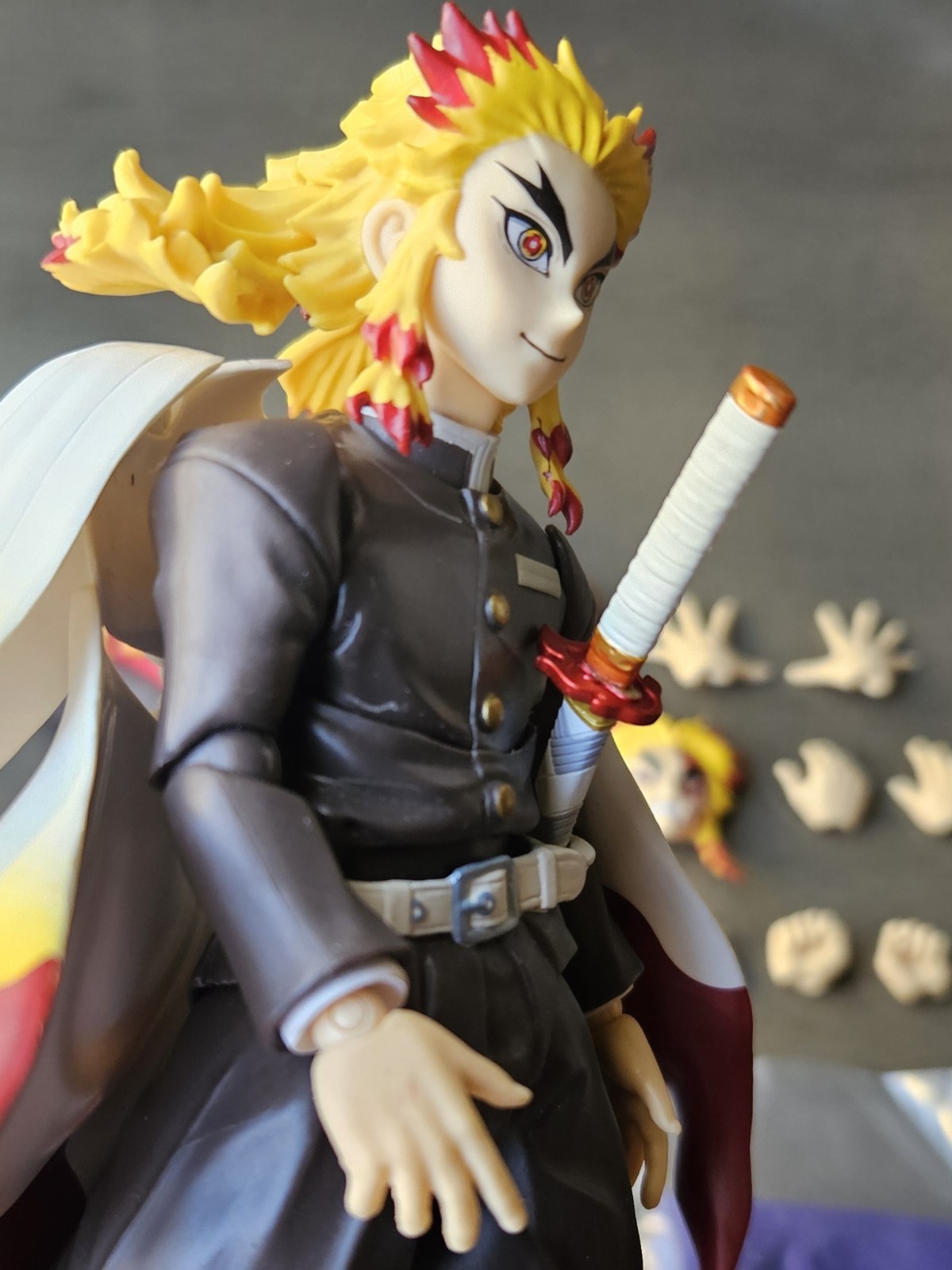 Buzzmod Aniplex Kimetsu No Yaiba Demon Slayer Kyojuro Rengoku Action Figure