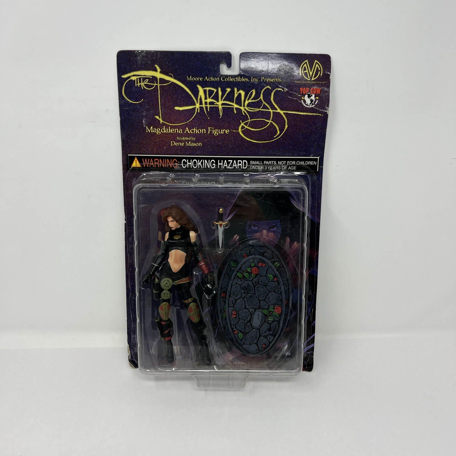 2001 Top Cow The Darkness Magdalena Action Figure New Sealed Box Damage