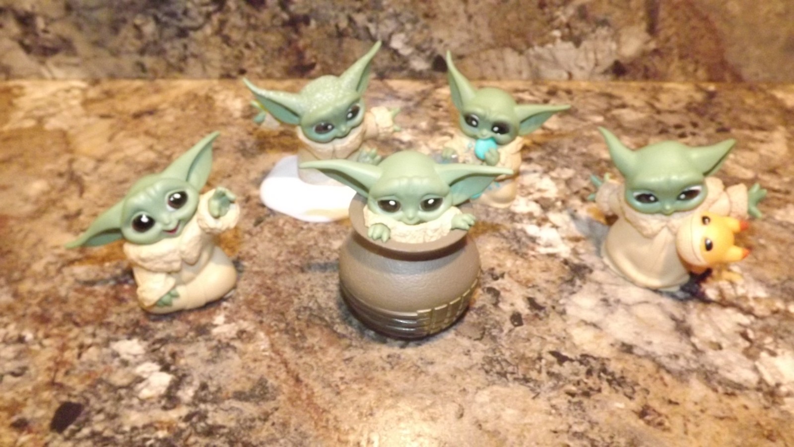 Star Wars Baby Yoda Grogu Mandalorian The Child Lot Of 5 Different Figures
