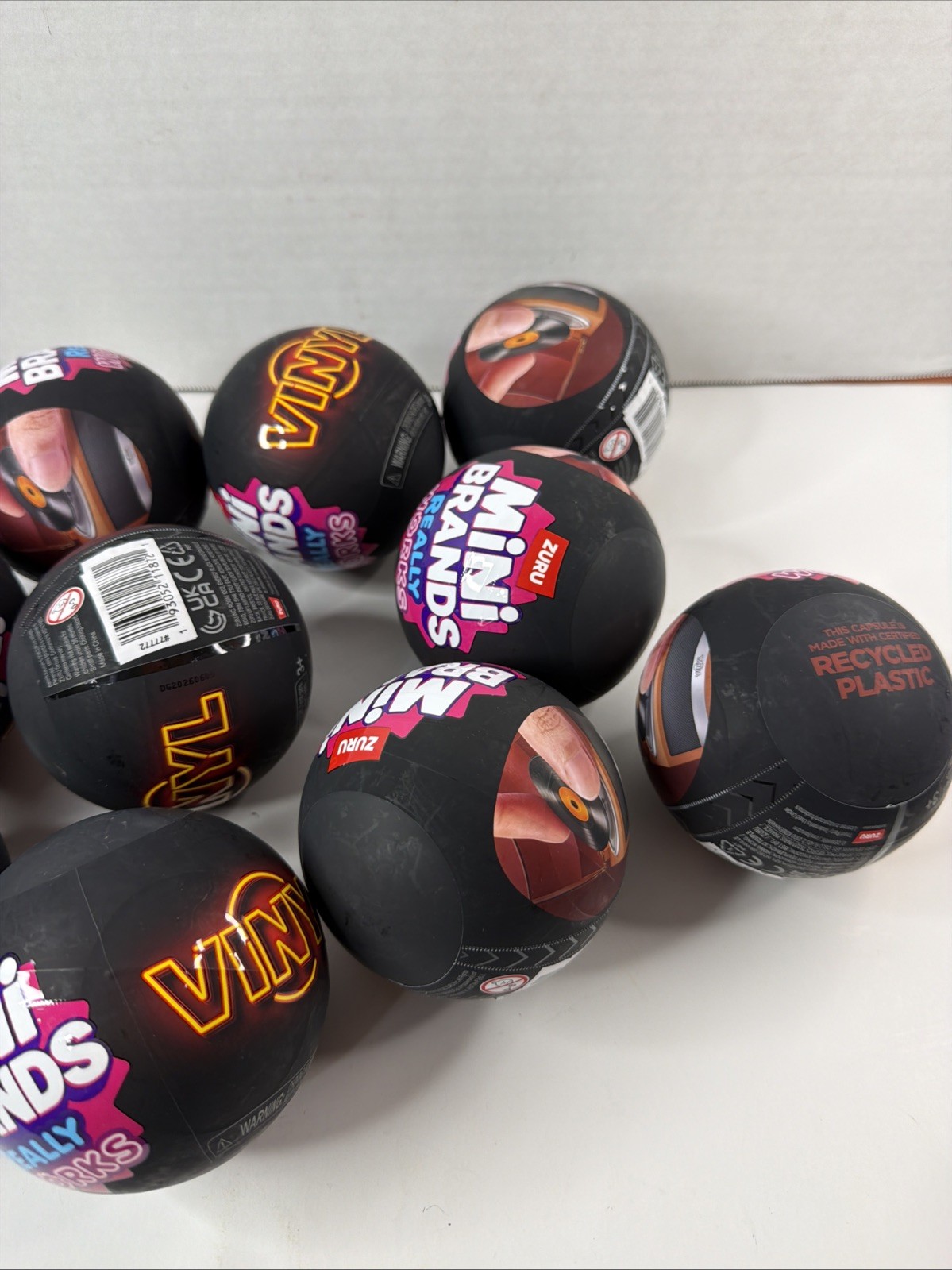 ZURU Mini Brands Really Works Capsule Mystery Blind Pack Lot of 10! Vinyl Record
