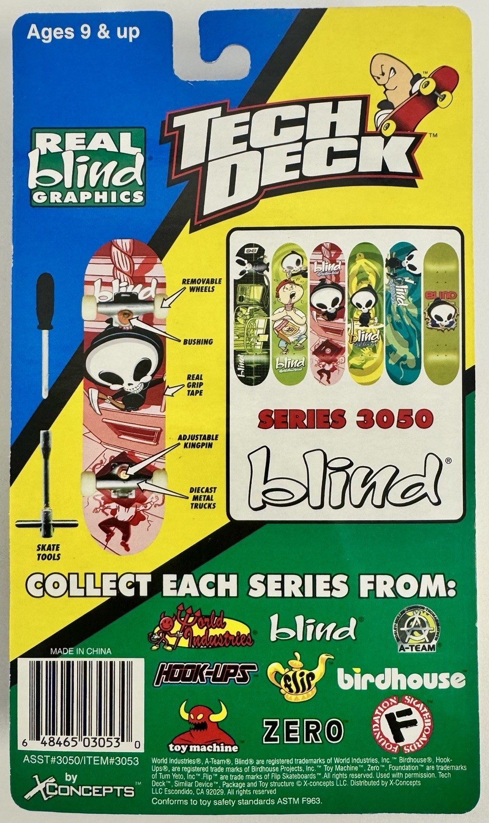 Tech Deck BLIND Grim Reaper “Safe Vault” Gen 1 Series 3050