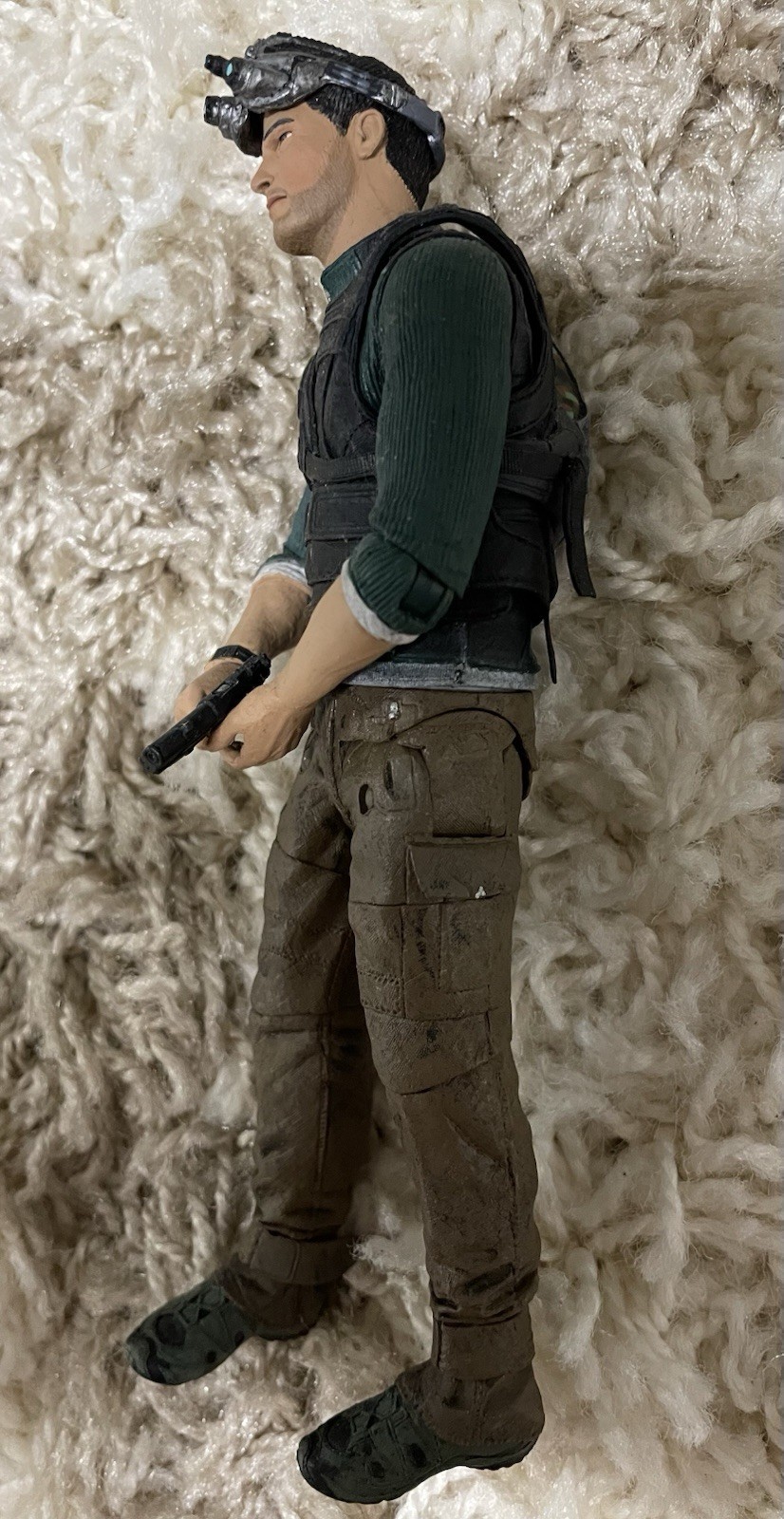 NECA Splinter Cell Conviction Sam Fisher 7″ Loose Action Figure W Goggles