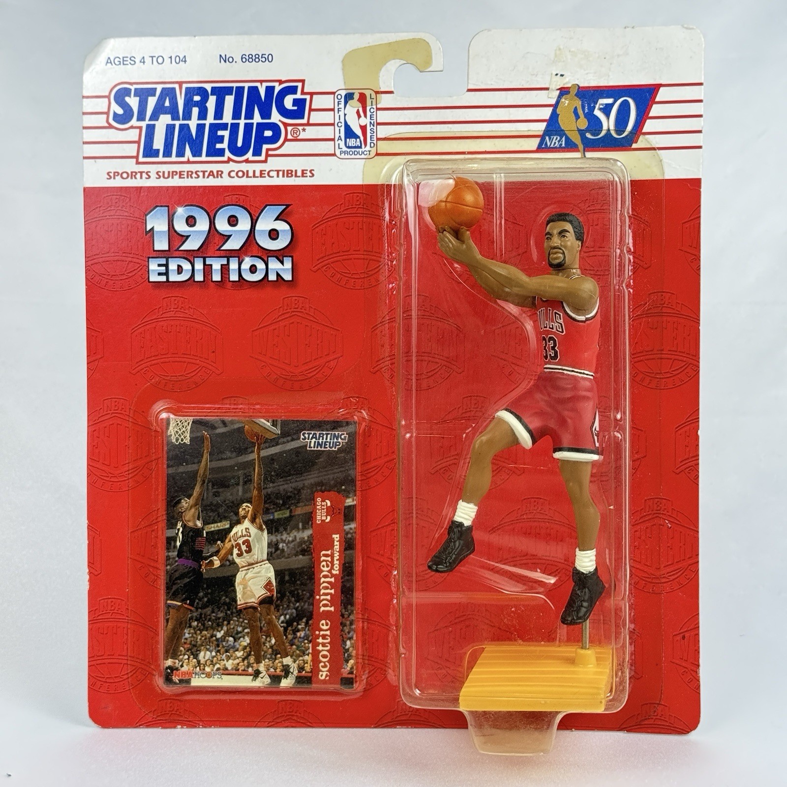 Scottie Pippen Chicago Bulls Kenner Hasbro 1996 NBA Starting Lineup Basketball