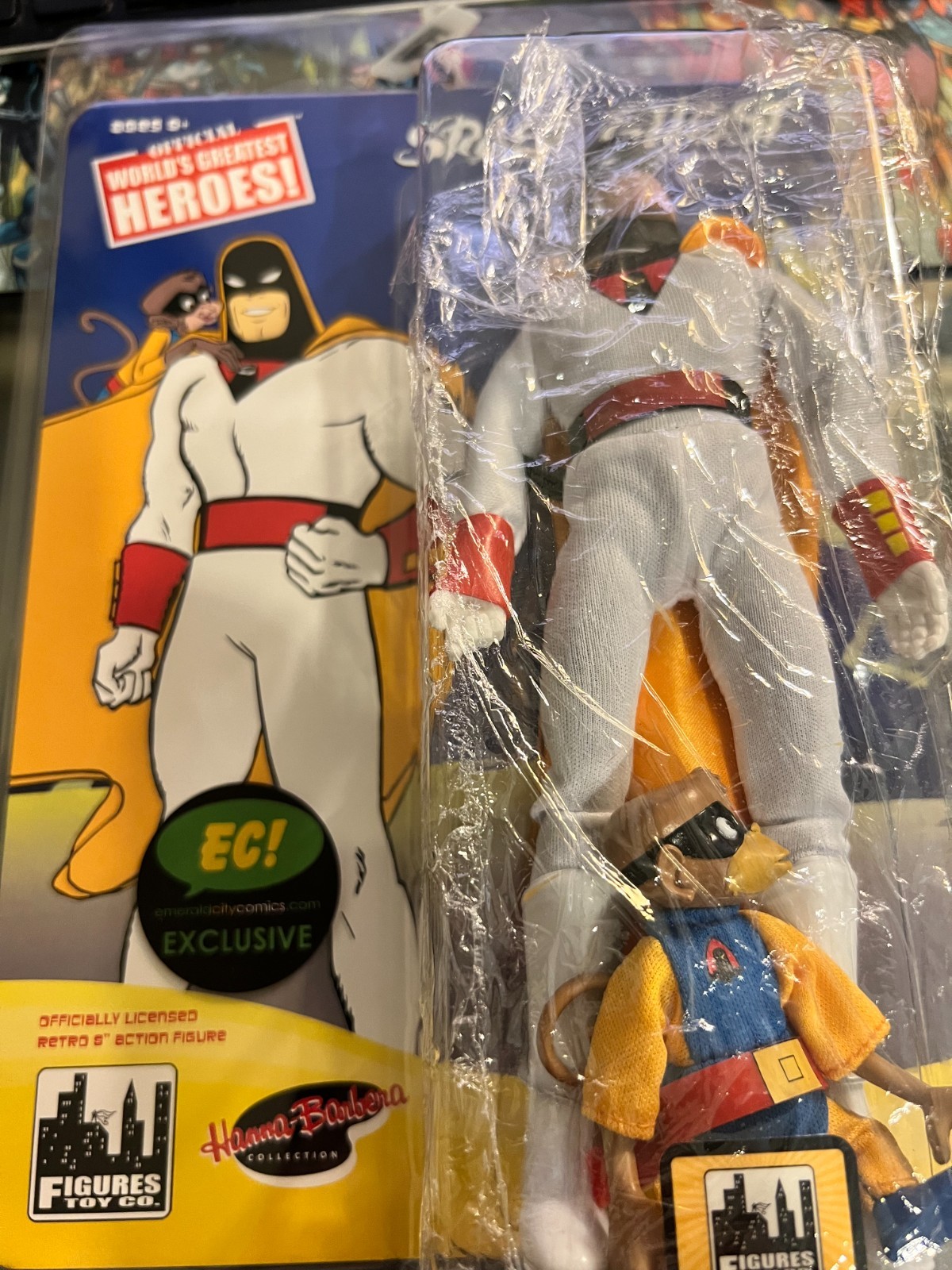 Space Ghost w/Gleek Figures Toy Company Hanna Barbera EC exclusive 2016