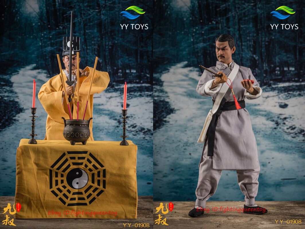 YY TOYS 1/6 Zombie Taoist priest Master Nine Uncle Lam Ching-ying 2.0 INSTOCK