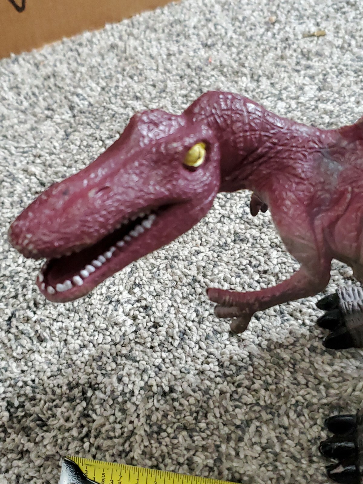 Large Ankyo Plastic Dinosaur 14″ Long 6-1/4″ Tall