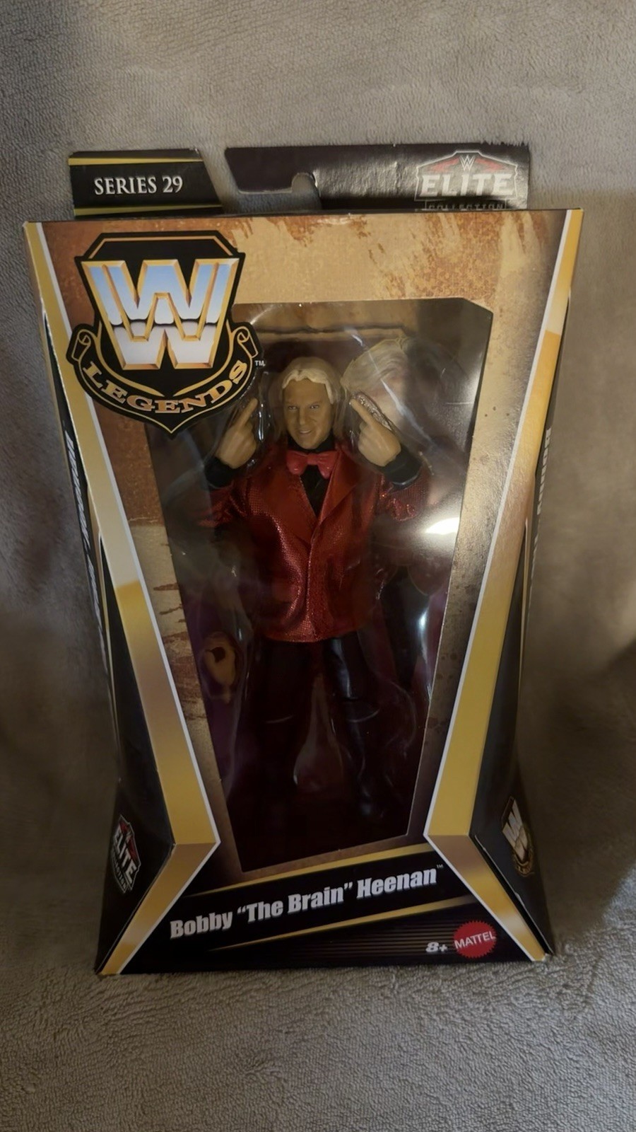 WWE Mattel Elite Legends 29 Bobby The Brain Heenan Wrestling Figure 6-inch New