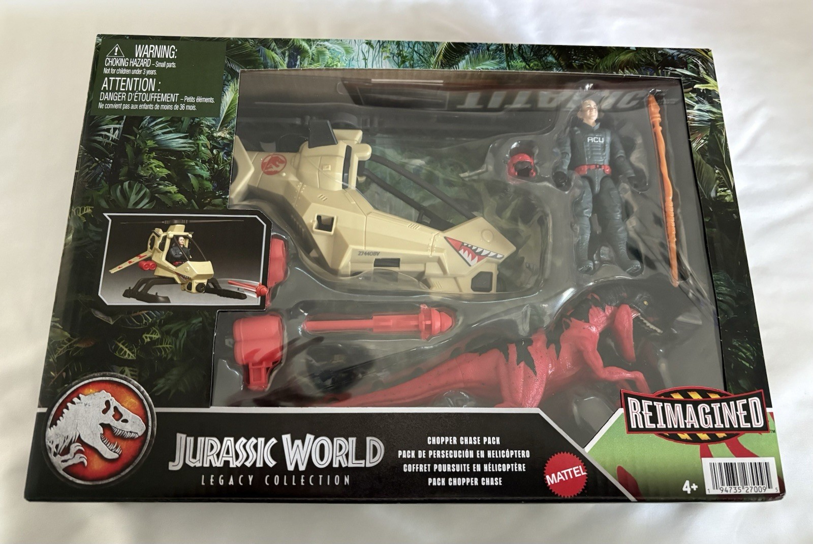 Jurassic World Legacy Collection Reimagined Chopper Chase Pack 2024 New!