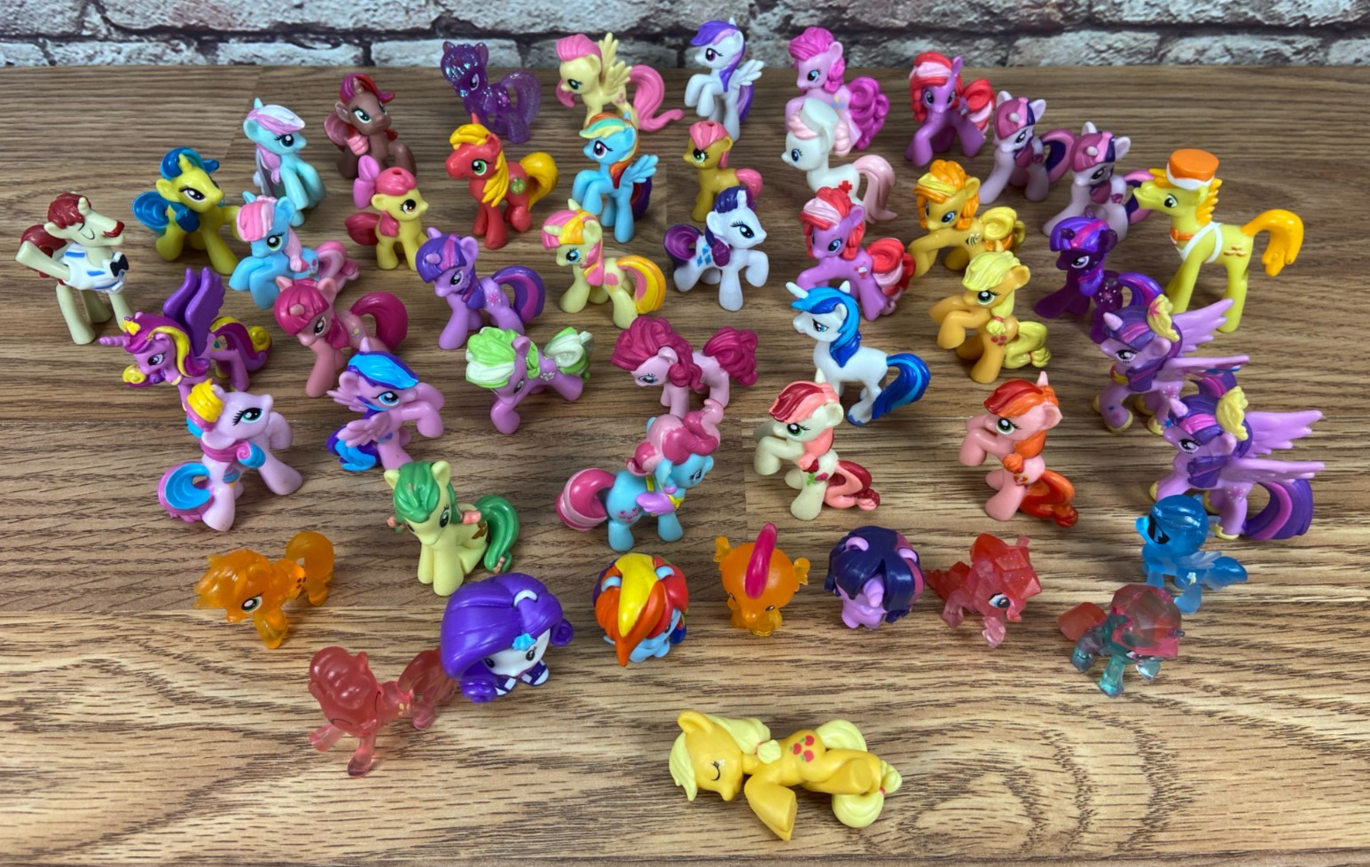 MLP My Little Pony Mini Figure Small 1” & 2″ Blind Bag Ponies Mixed Lot Of 48