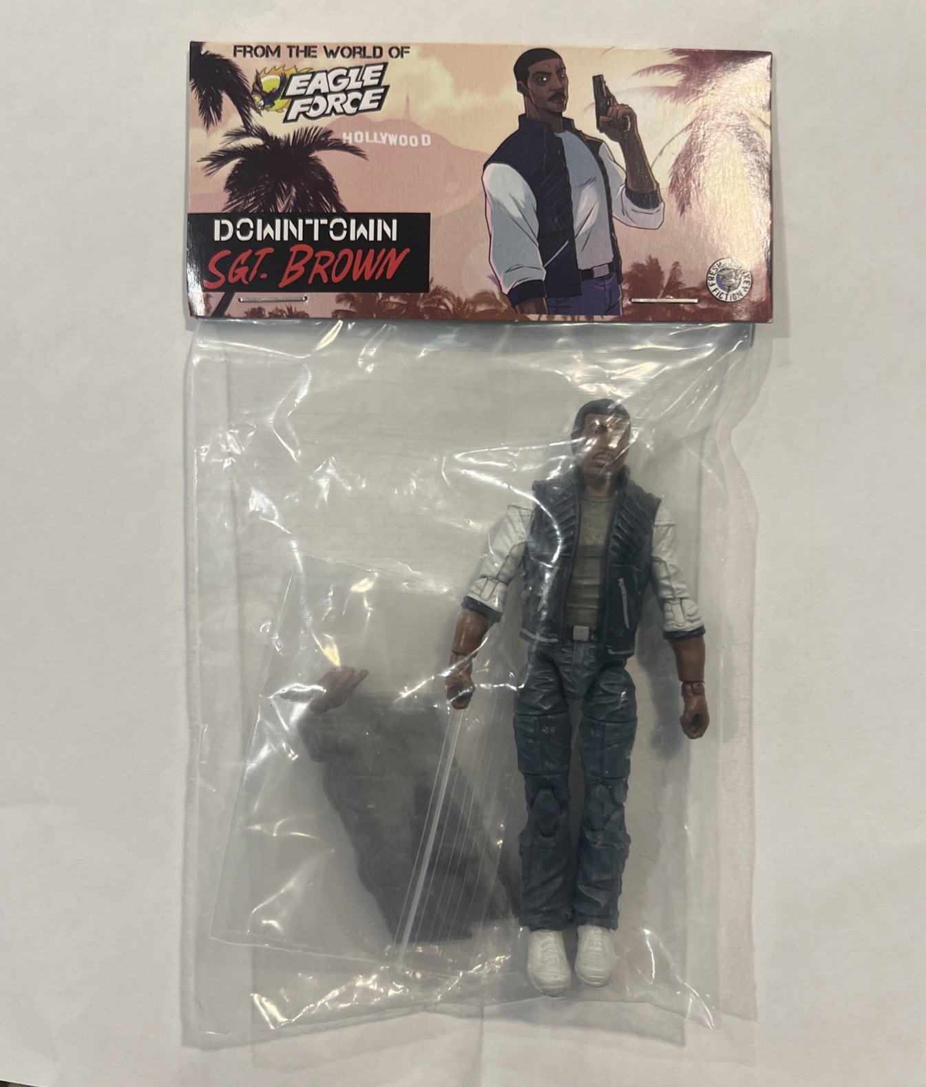 Eagle Force Downtown Sgt Brown figure Fresh Monkey Fiction GI Joe Joefest 2025