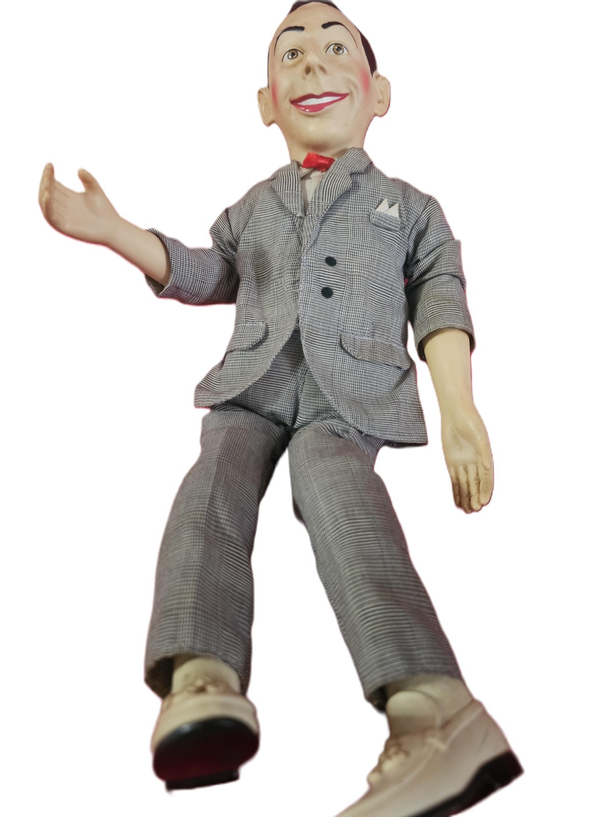 Vintage 1987 Pee-Wee Herman Talking Pull String Doll 16” Paul Reubens Work Voice