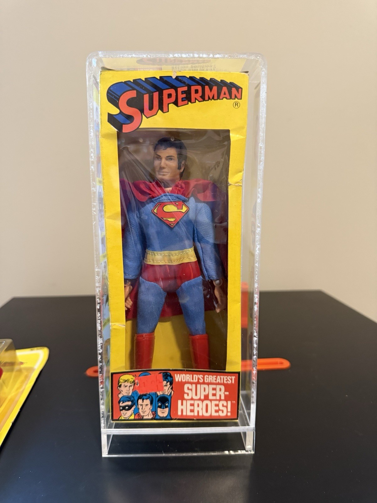 SUPERMAN Mego figure vintage 1972 original box Type 2 RARE