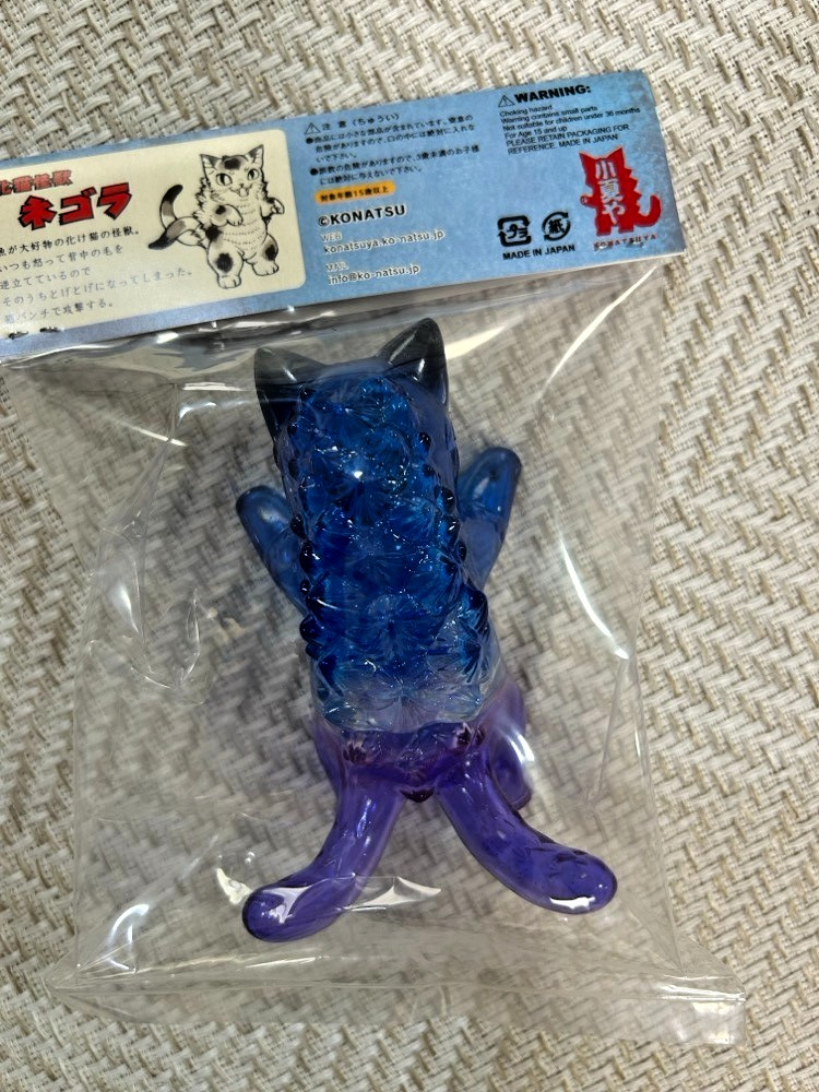 KONATSUYA Sofubi Figure Negora YOI Soft Vinyl Official Adult Collectible Age 15