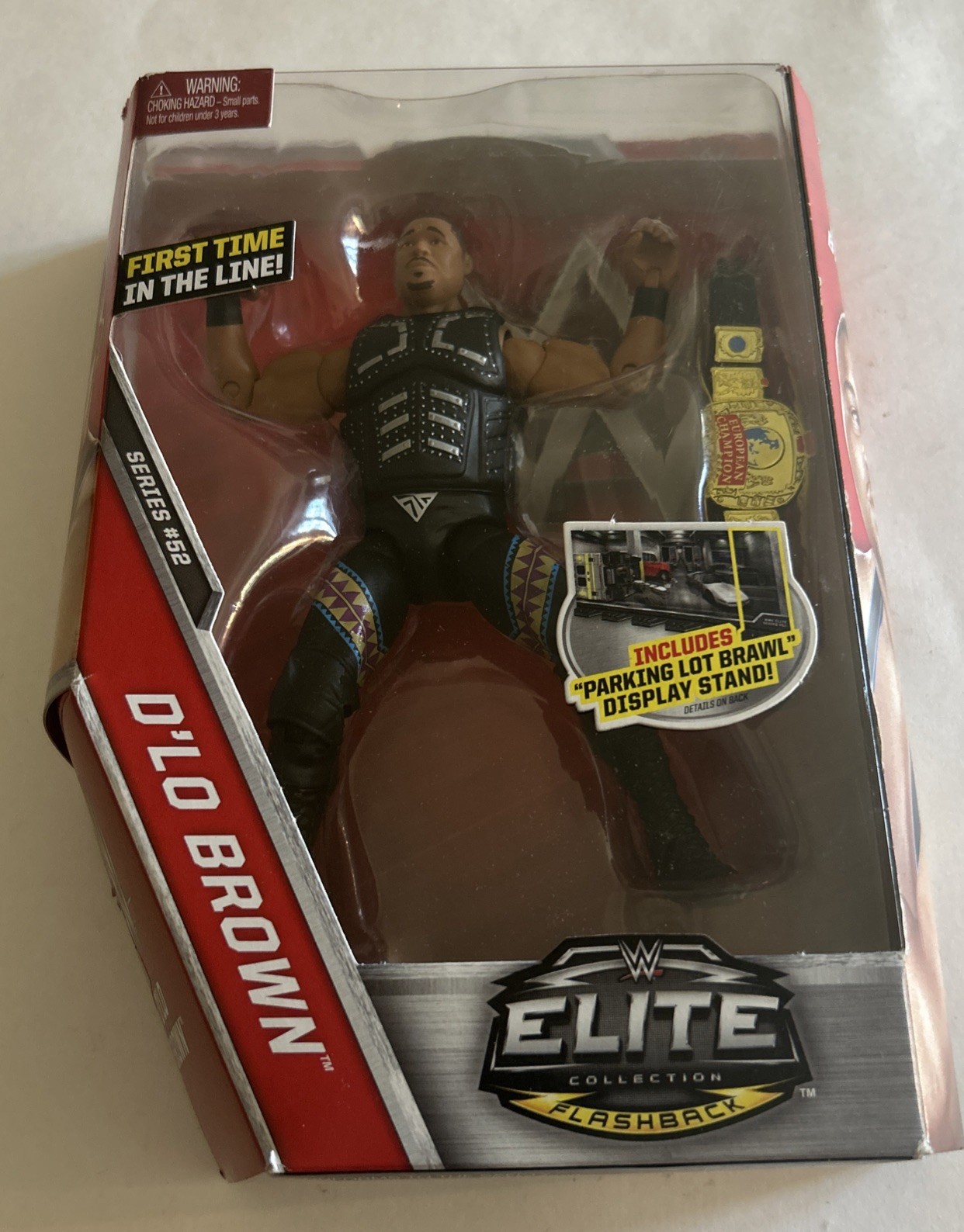 WWE Elite Collection Flashback Series 52 D’LO BROWN First Time In The Line- NIB