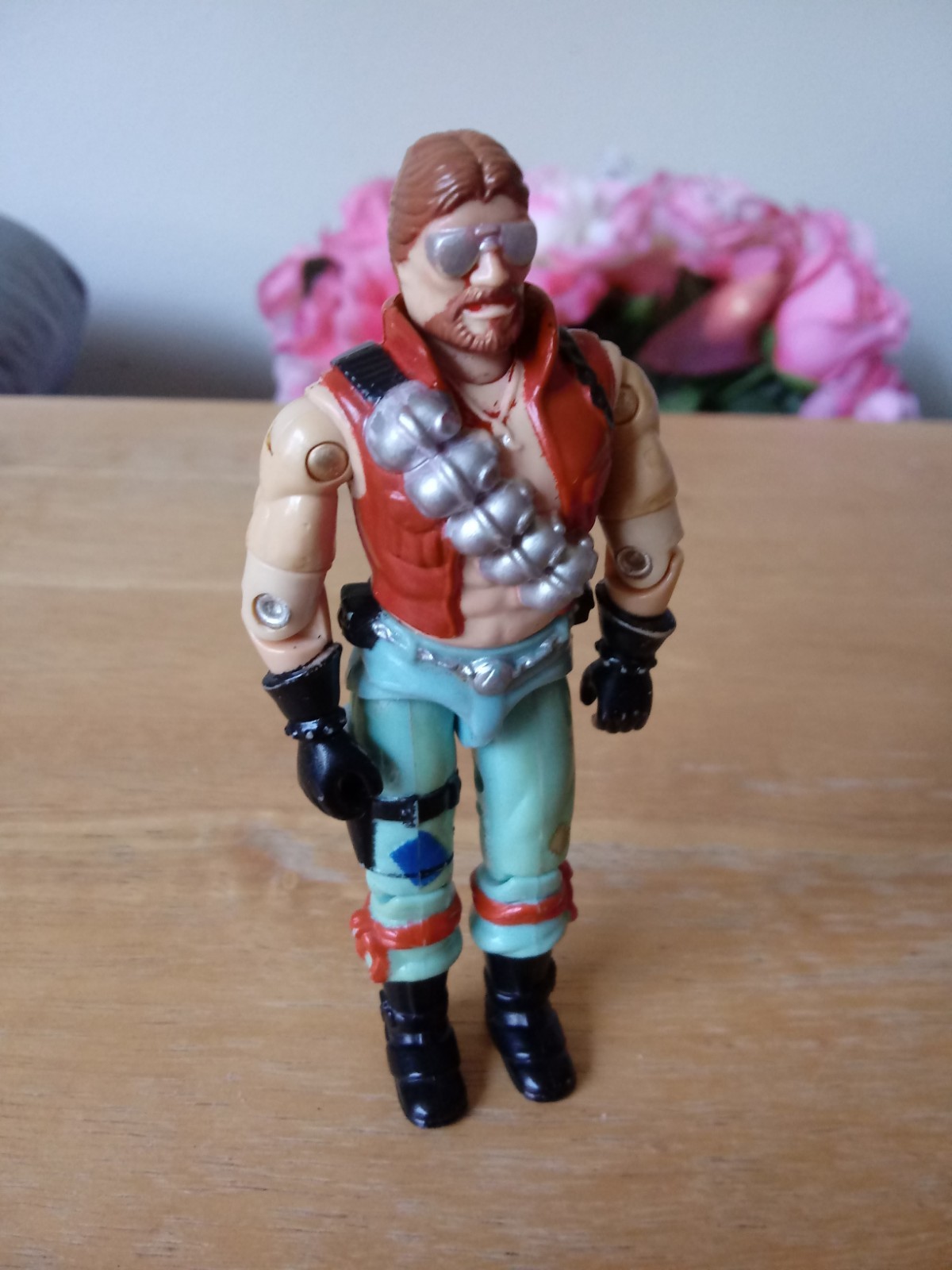 GI Joe 1986 Monkeywrench Action Figure: New O Ring, Tight Joints, ARAH, Vintage