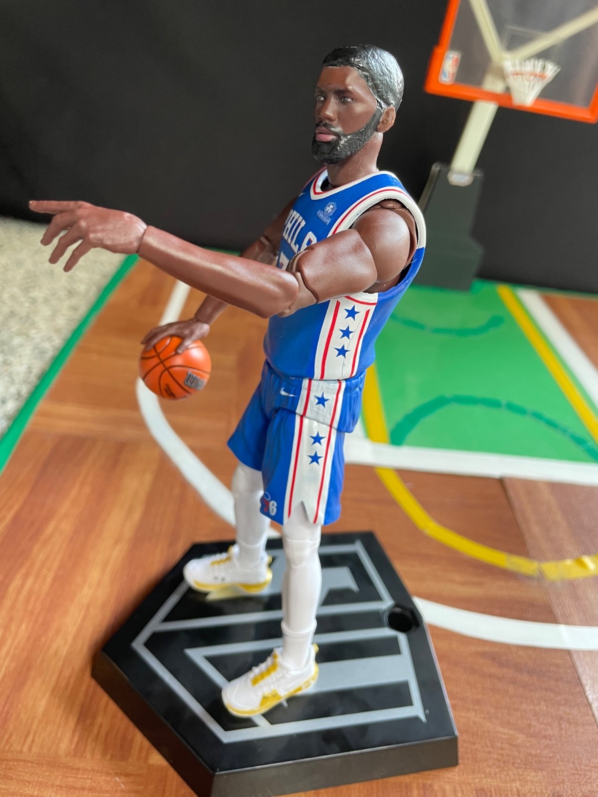 Jaylen Brown – Philadelphia 76ers Sixers – Custom Starting Lineup Action Figure