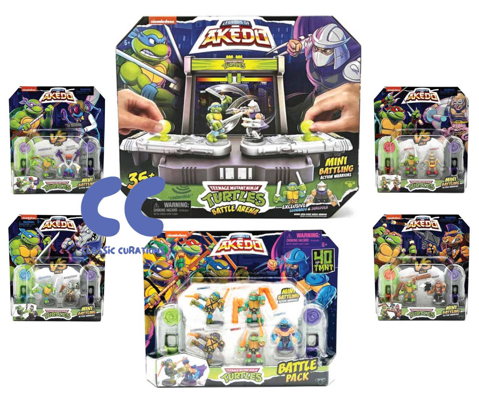 TMNT Legends of Akedo Teenage Mutant Ninja Turtles Battling Action – You Choose