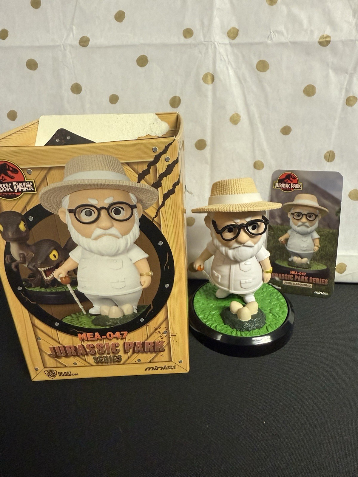 NEW 2025 Beast Kingdom Jurassic Park Blind Box Mini Figure JOHN HAMMOND SEALED