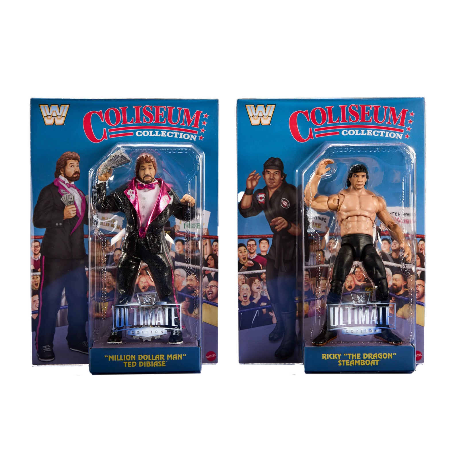 (Ricky Steamboat & Million Dollar Man) (HVK94) Coliseum Collection – Set of 2